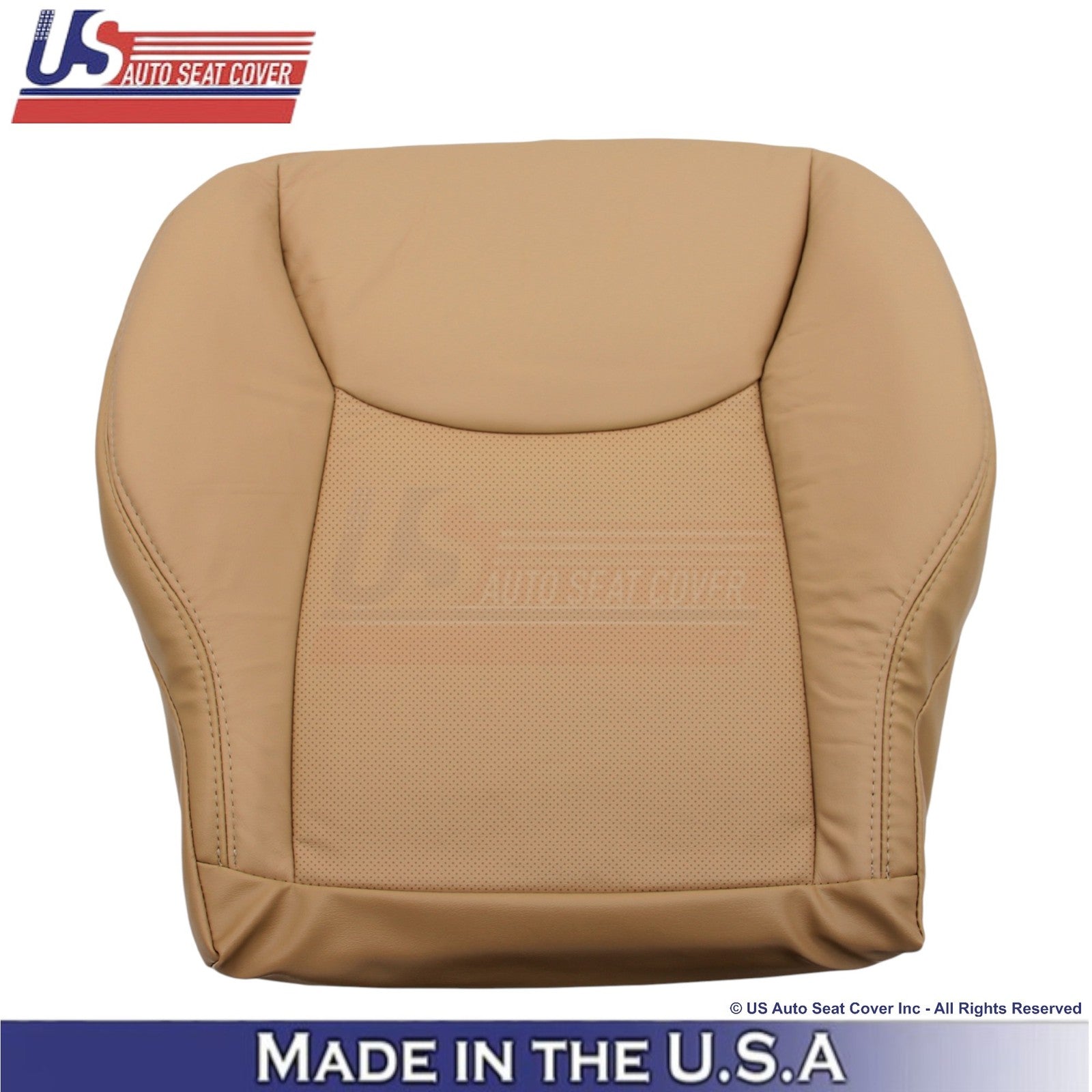 2000-2002 For Mercedes-Benz S-Class Leather Half Prf Front Bottom Covers Saffron