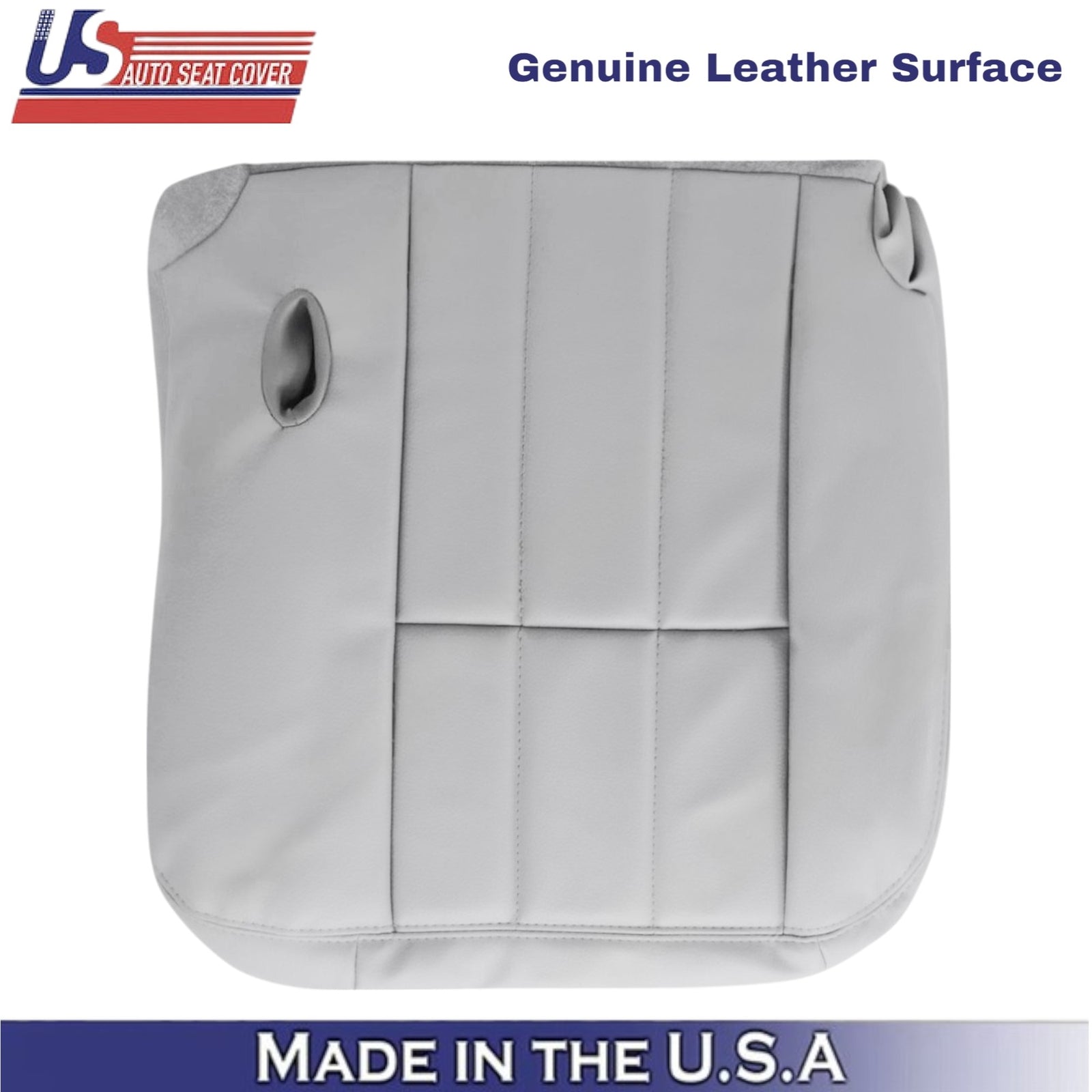 2003-2005 For Mercury Grand Marquis Leather Front Bottom Seat Covers Light Flint