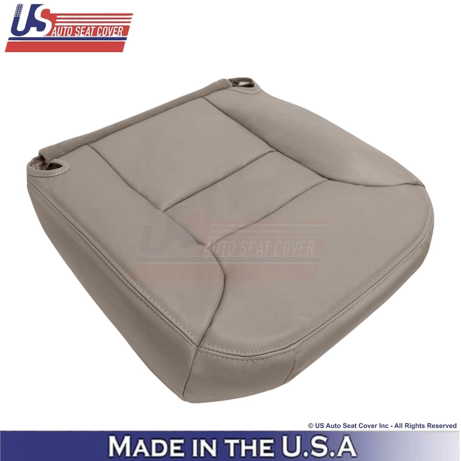 1995-1999 For Chevy Suburban Genuine Leather Passenger Side Covers Med Neutral