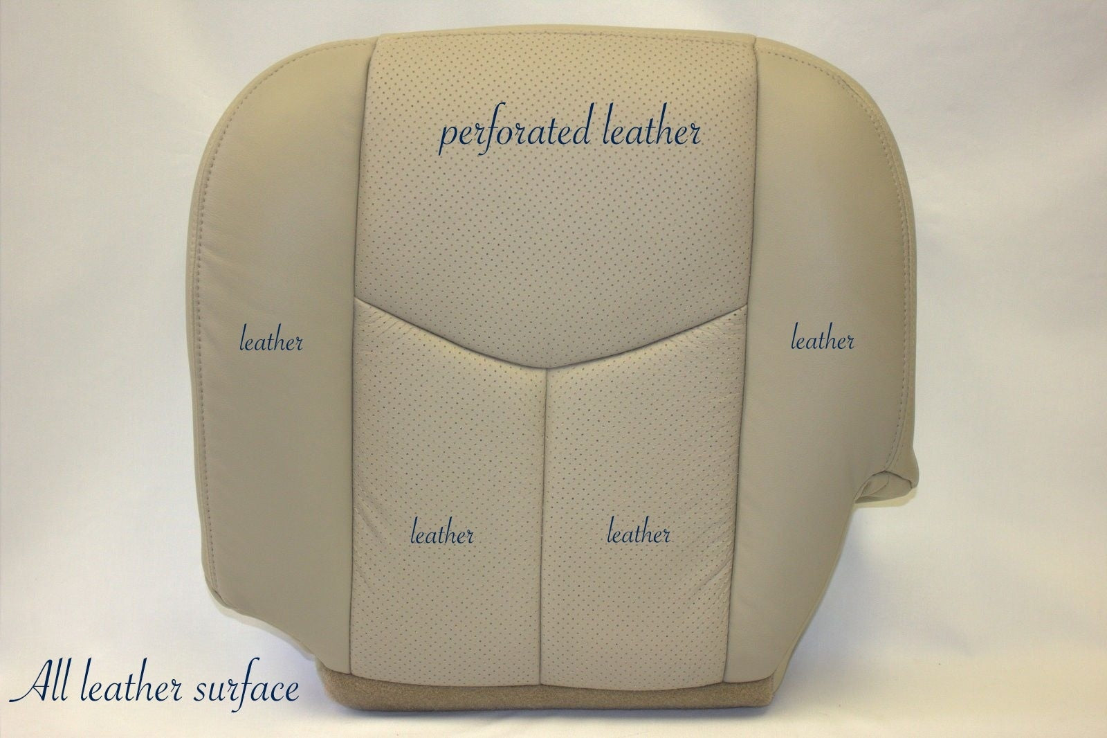 2003 Cadillac Escalade ESV & EXT AWD 2WD Leather Driver Bottom Seat Cover Tan