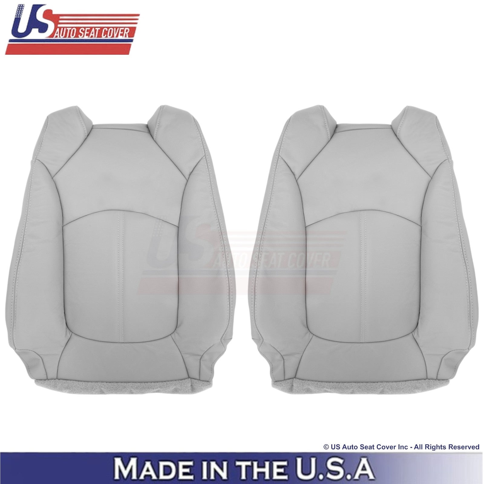 2013-2016 Fits GMC Acadia Leatherette Front Top Replacement Covers Lt. Titanium