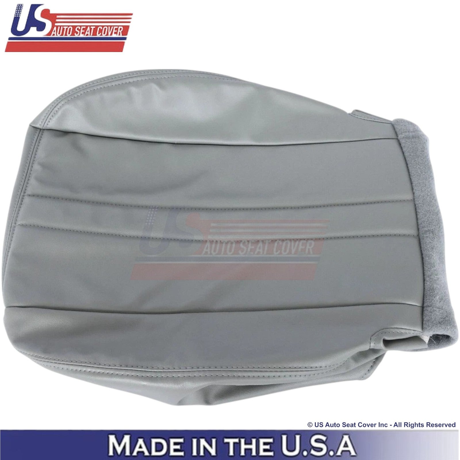 2003-2009 Fits GMC Topkick Passenger Bottom Leatherette Replacement Cover Pewter