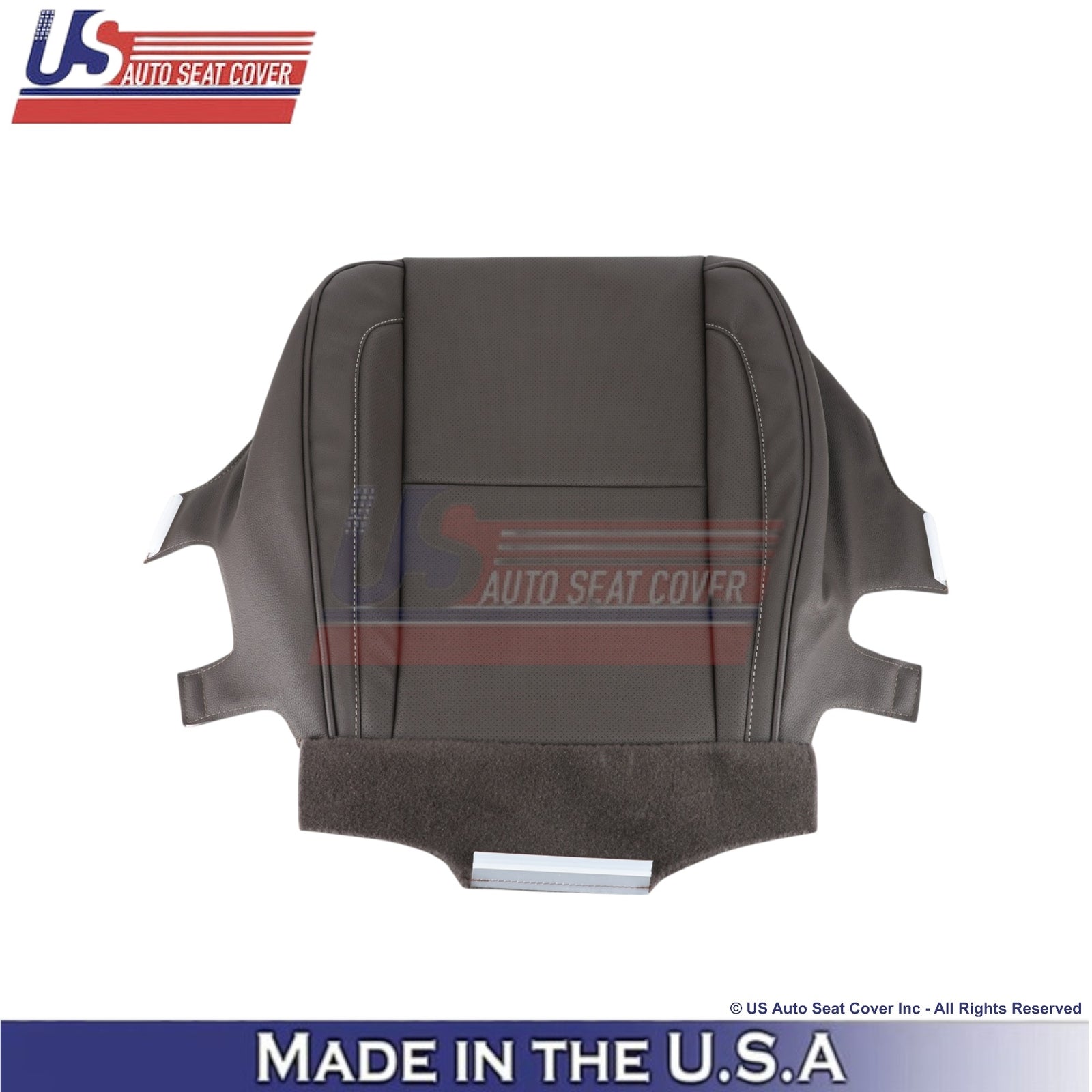 2007-2014 For Cadillac Escalade Platinum Leather Front Bottom Covers Cocoa Brown