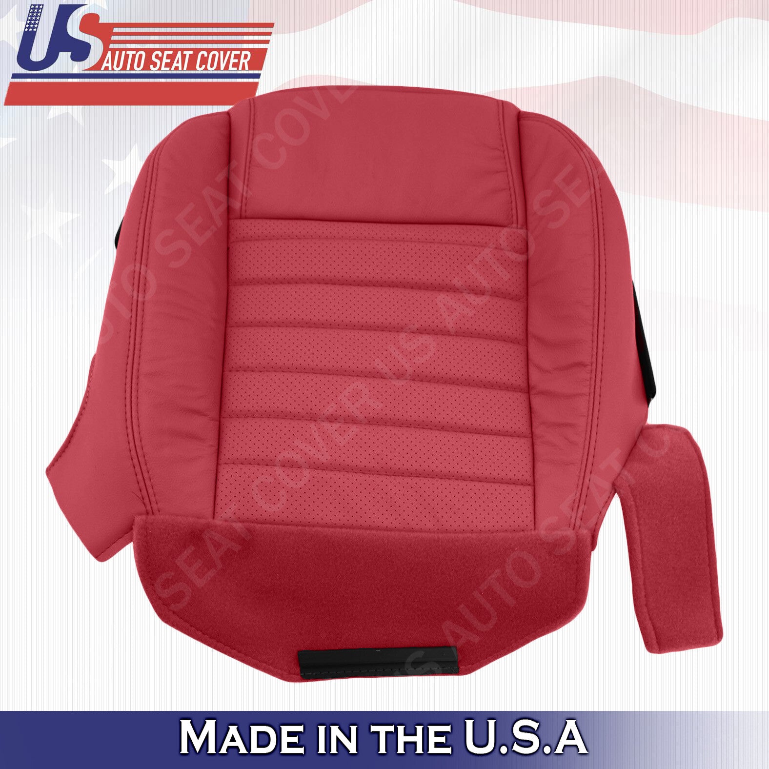 2005 2006 2007 2008 2009 Driver Bottom Leather Seat Cover Fits Ford Mustang