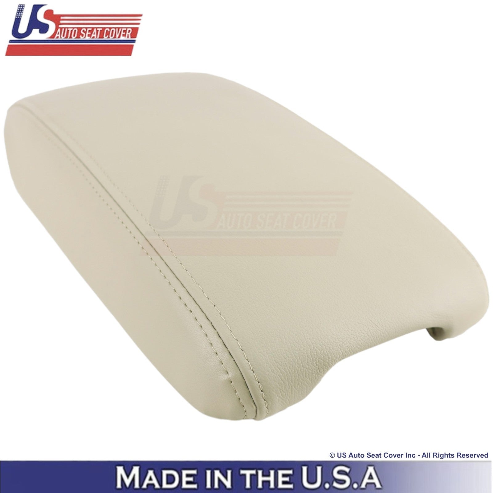 2004-2008 For Toyota Camry Solara Genuine Leather Center Console Lid Cover Ivory