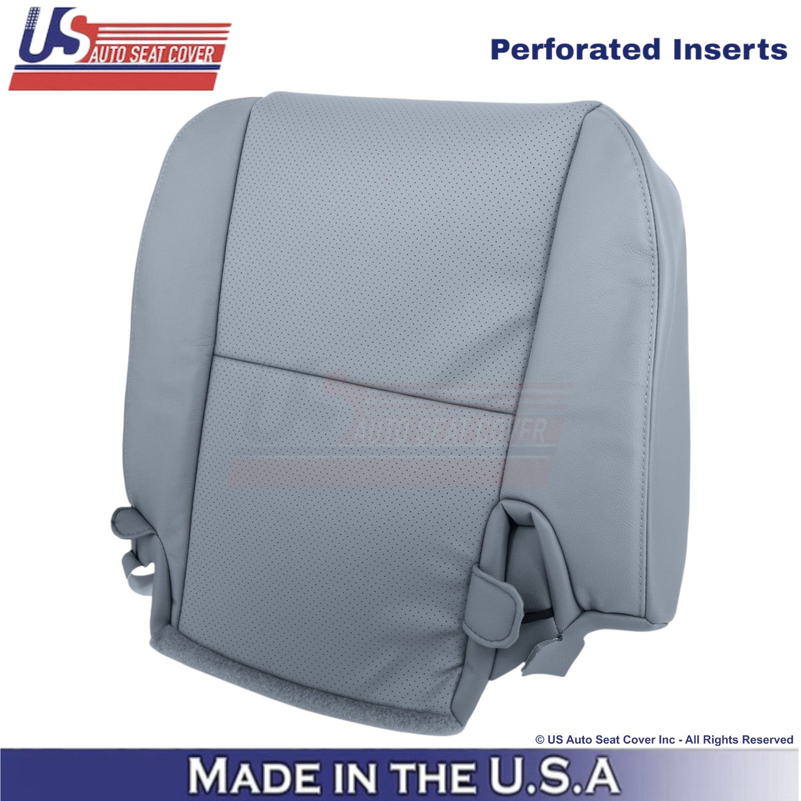 2007-2013 For Toyota Tundra Leatherette Prf Rear Left Bottom Seat Cover Graphite