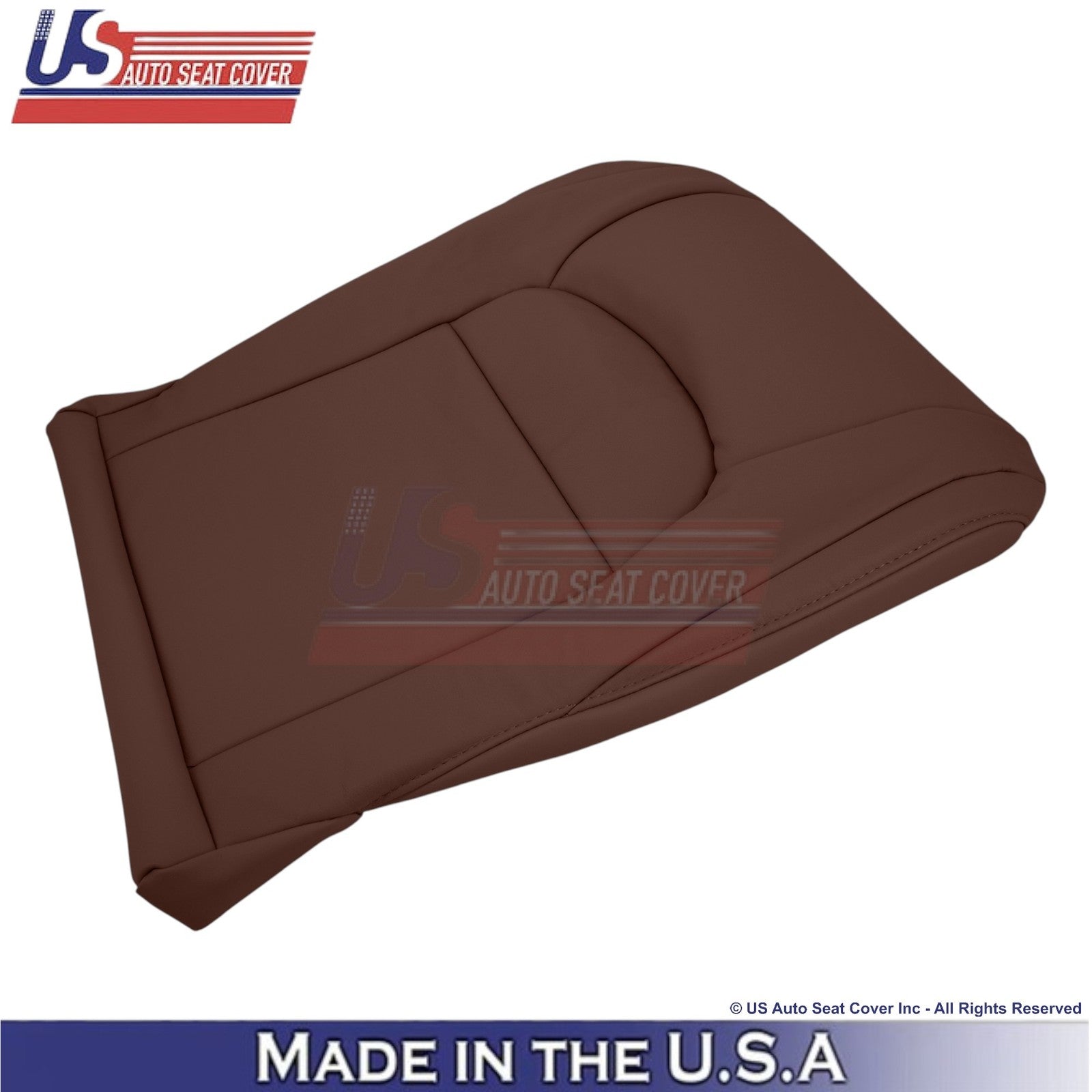 2008-2021 For Toyota Land Cruiser Leatherette Driver Bottom Seat Cover Brown