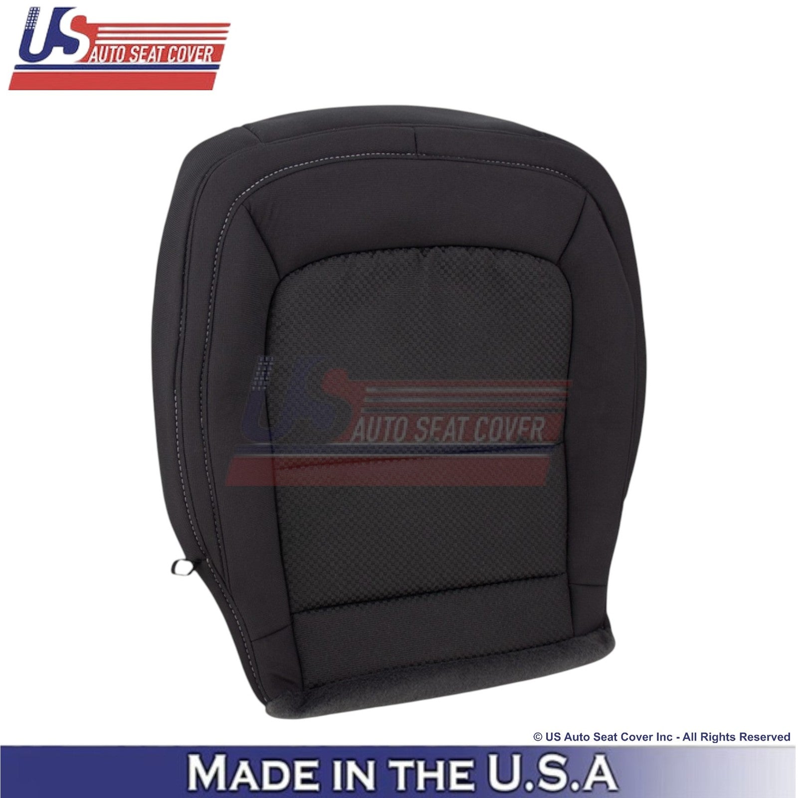 2015-2022 For Chevrolet Colorado Cloth Front Replacement Seat Covers Jet Black