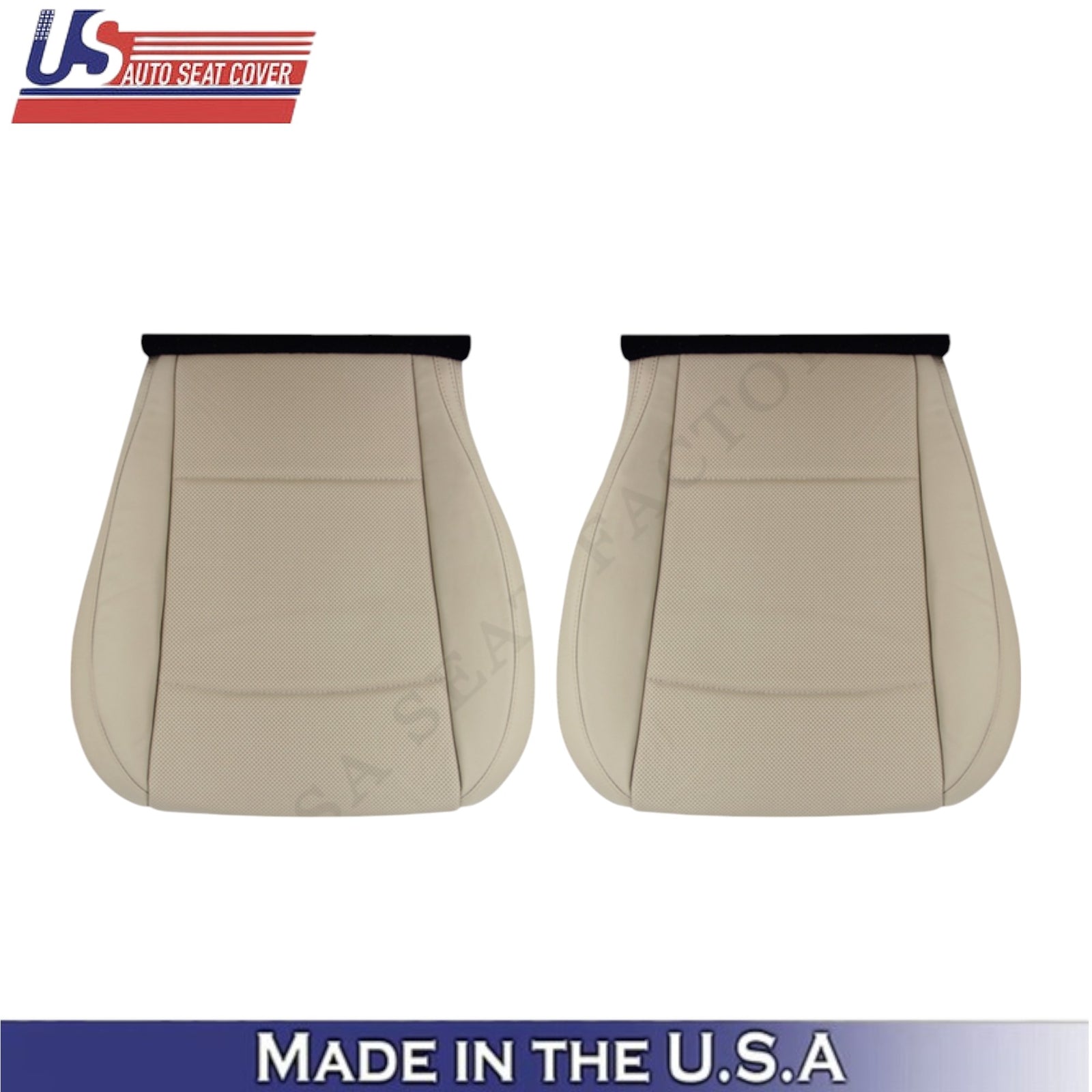 2015-2017 For Subaru Outback Leatherette Front Replacement Covers Warm Ivory