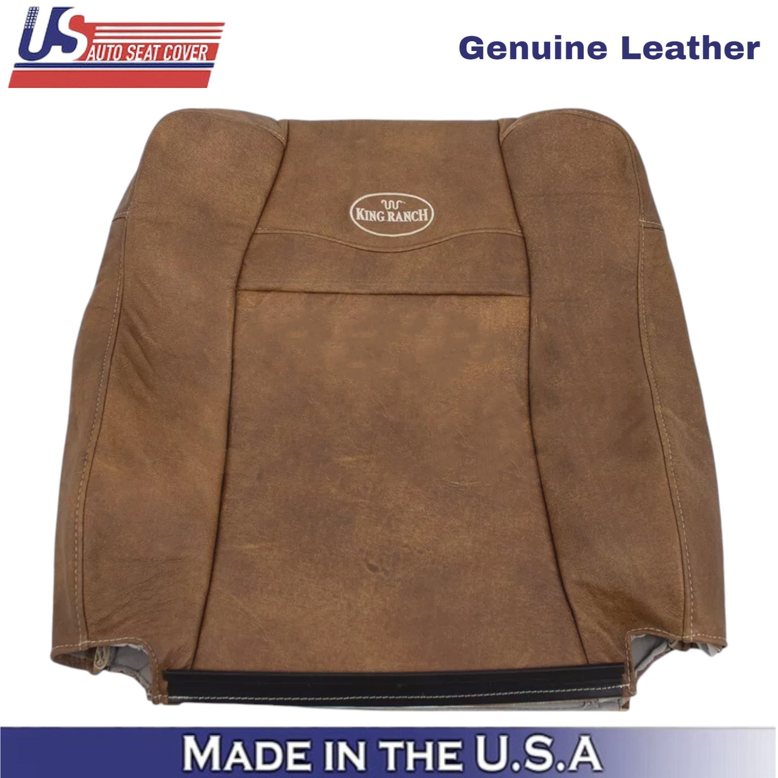 2001-2003 For Ford F150 King Ranch Leather Driver Side Replacement Seat Covers