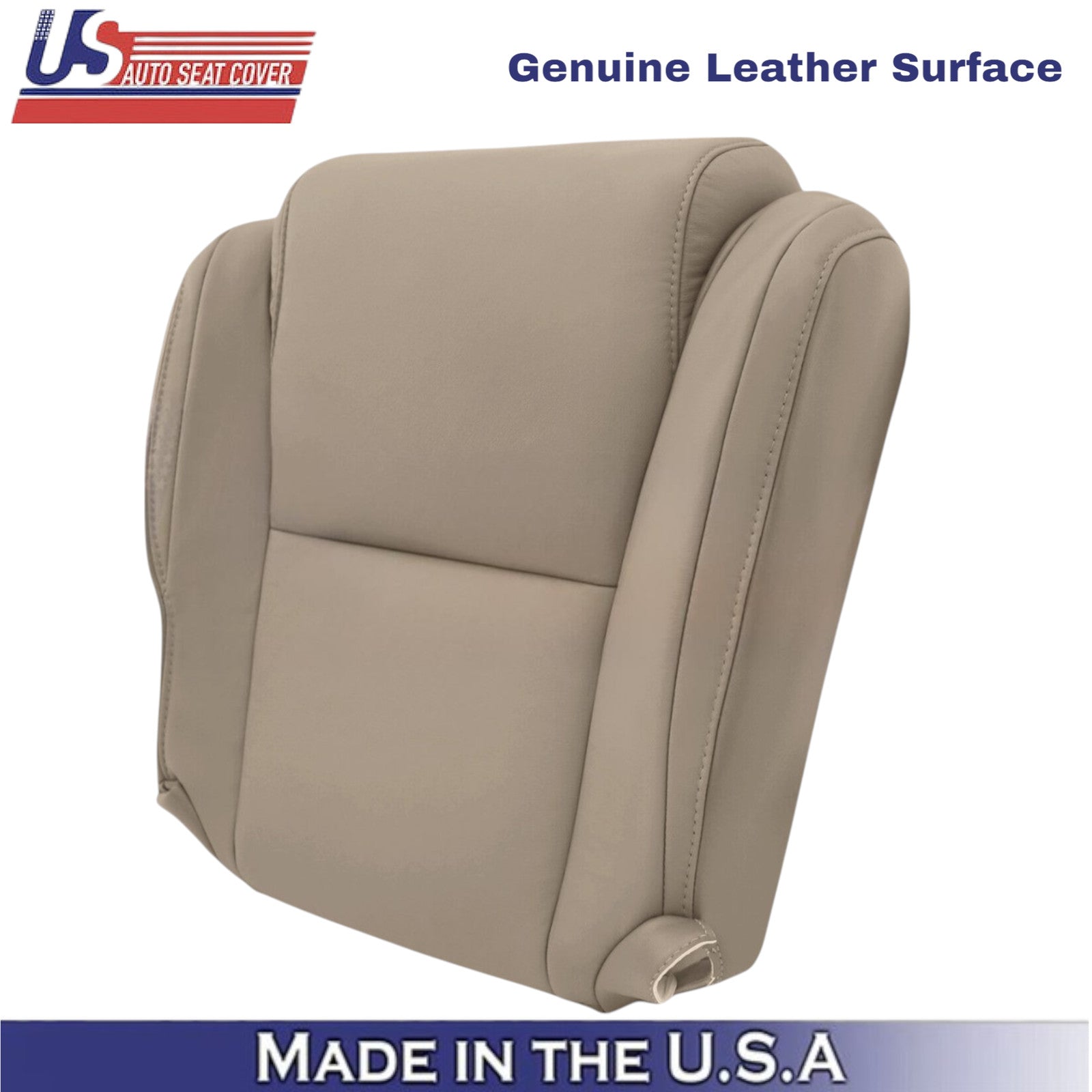 2007-2013 For Toyota Tundra Genuine Leather front Driver Bottom Cover Sand Beige