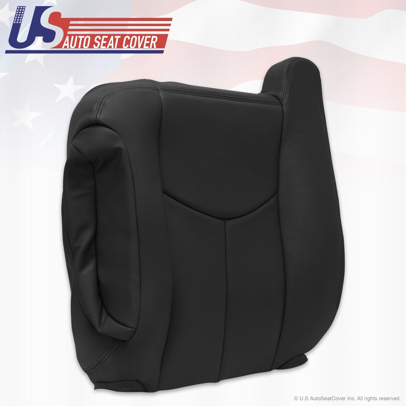 2003 2004 2005 2006 Sierra Silverado Truck Driver Top Vinyl Seat Cover Dark Gray