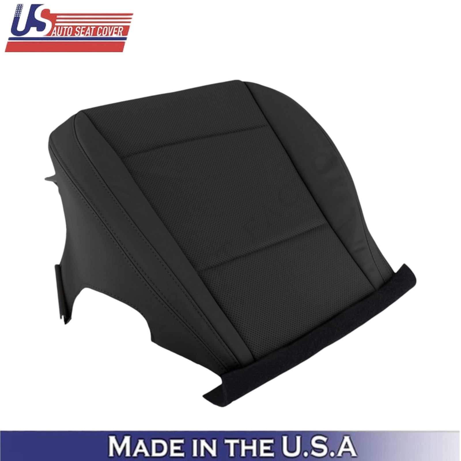 2015-2017 For Subaru Outback Leatherette Driver Side Seat Covers Slate Black