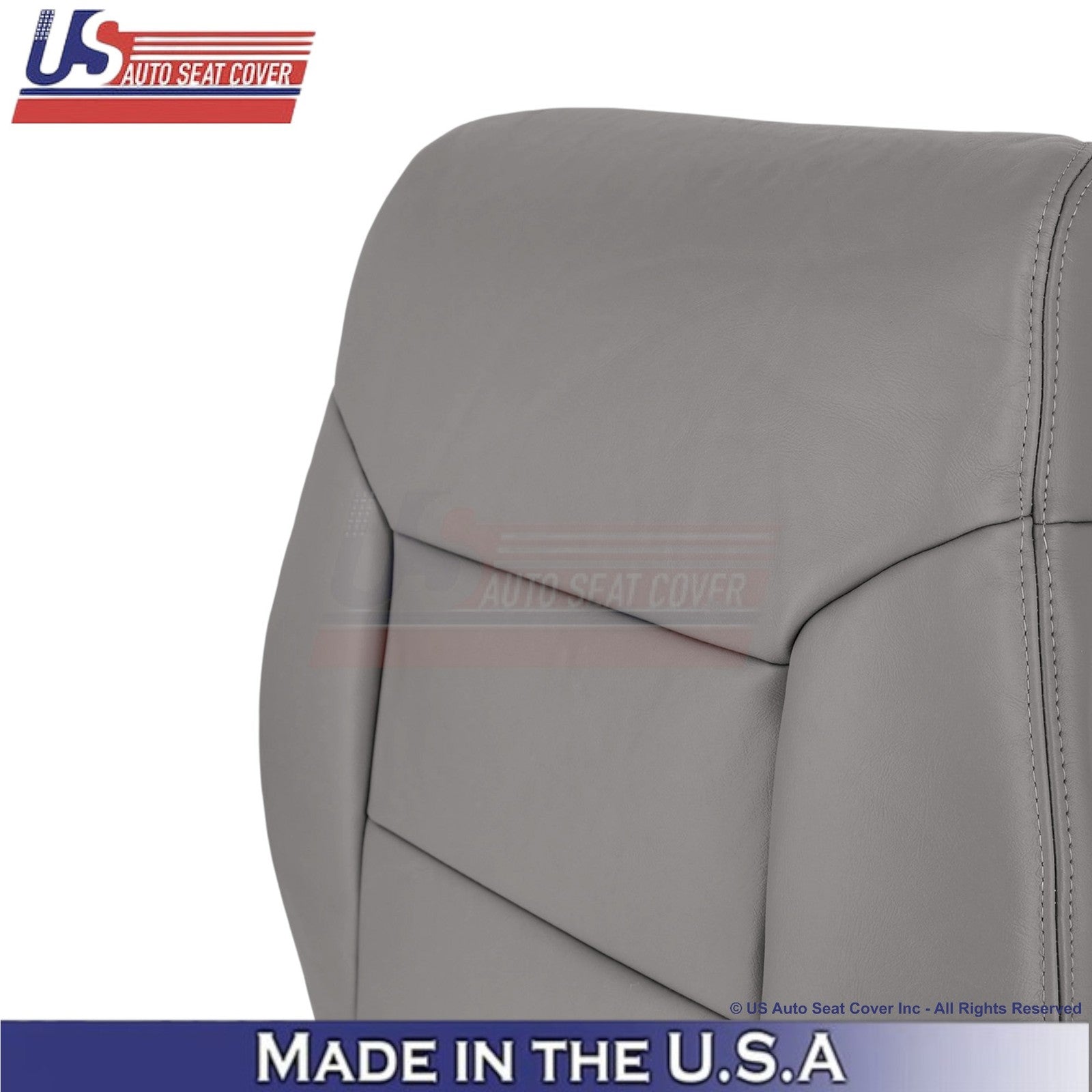 1998-2003 For Toyota Sienna Genuine Leather Passenger Top Replacement Cover Gray
