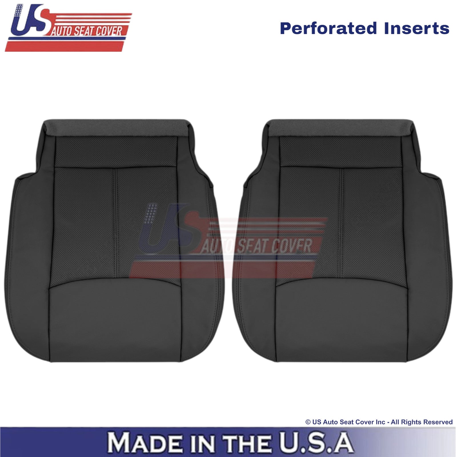 2013-2020 For Nissan Pathfinder Leather Bottom Replacement Seat Covers Charcoal