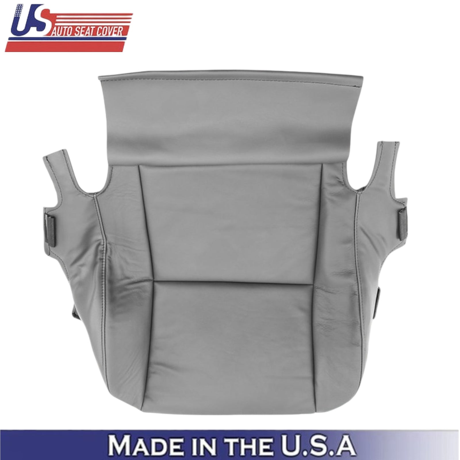 2005-2007 For Toyota Sequoia Genuine Leather Driver Bottom Seat Cover Gray