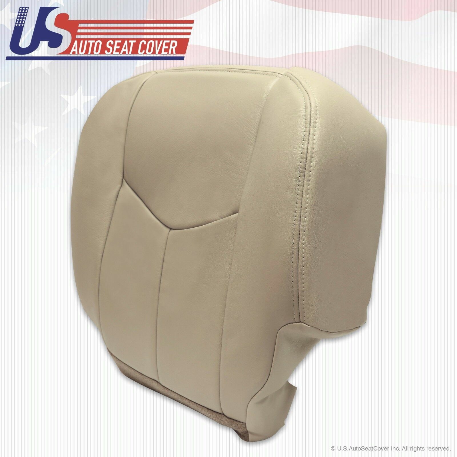 2003 - 06 Chevy Tahoe Driver Bottom Leather Seat Cover With Power Option Pre-Cut