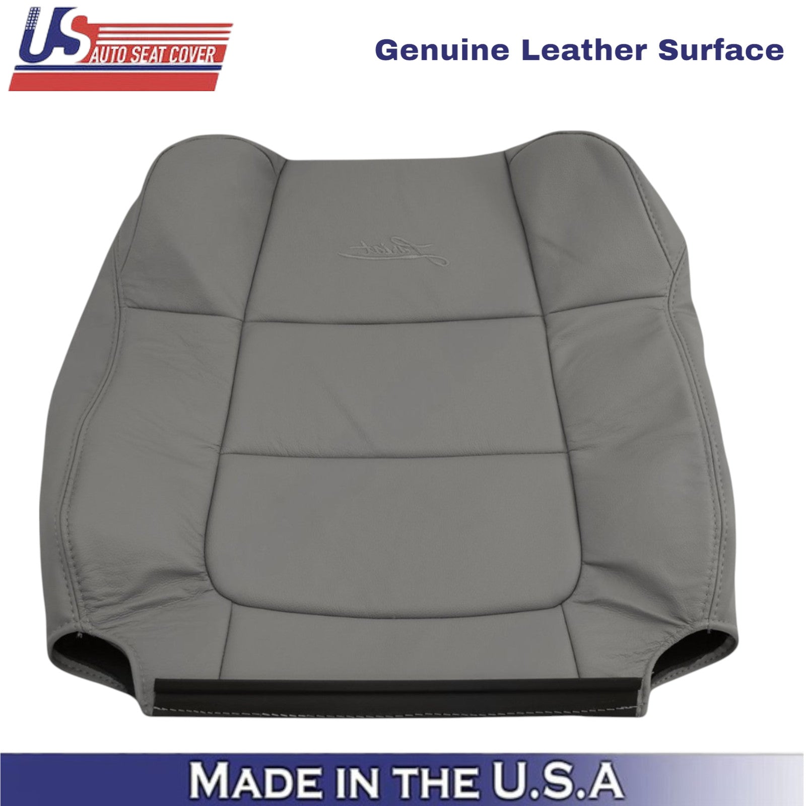 2001 to 2003 for Ford F150 Lariat leather Front Seat Covers Medium Graphite