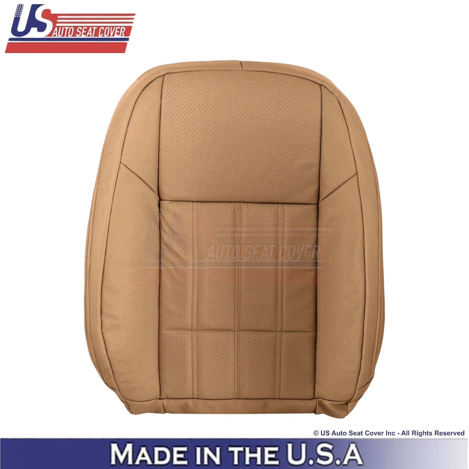 2016-2018 Fits Lexus ES 350 Leatherette Front Replacement Seat Covers Flaxen