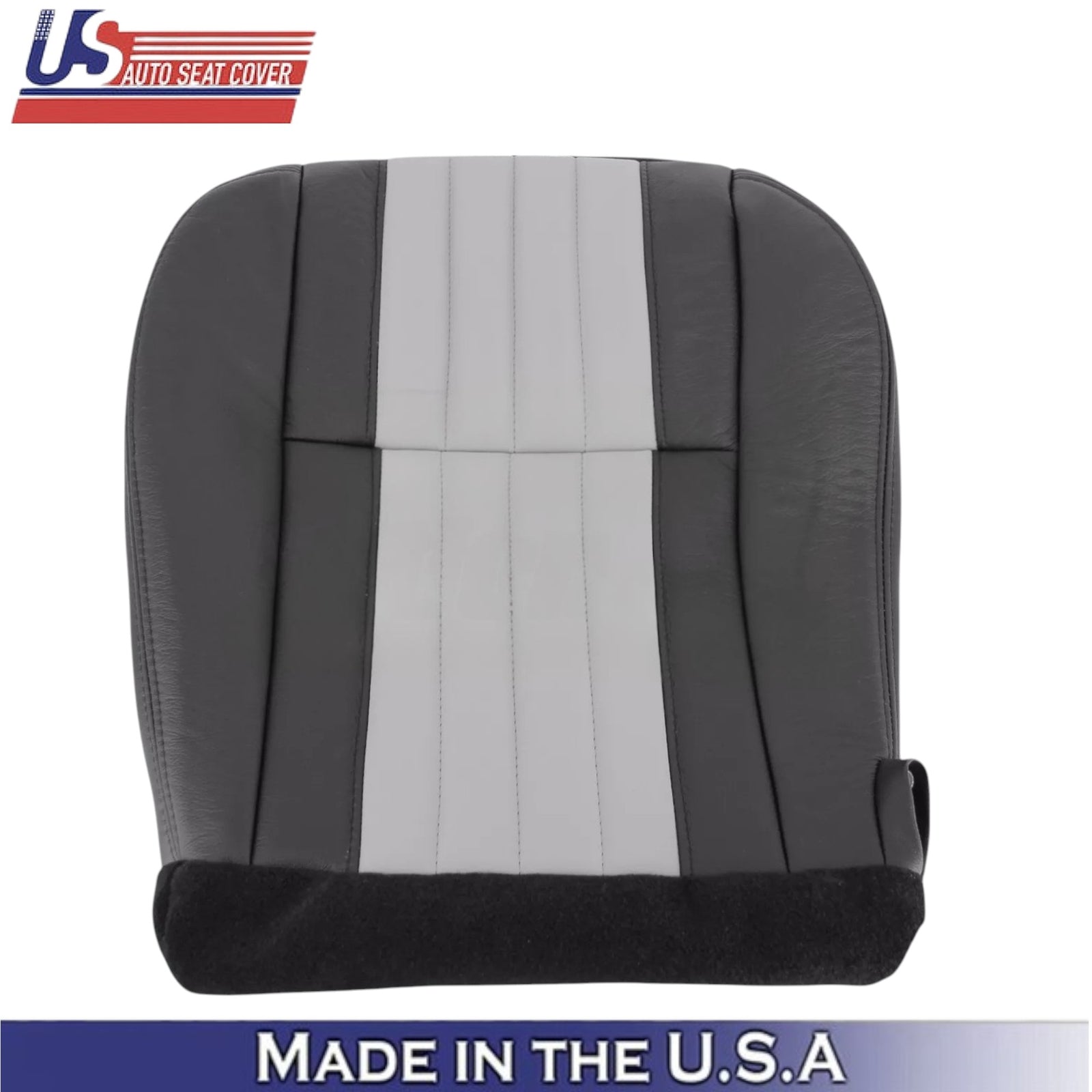 2003 For Ford F150 Harley Davidson Leatherette Driver Bottom Cover Black/Gray