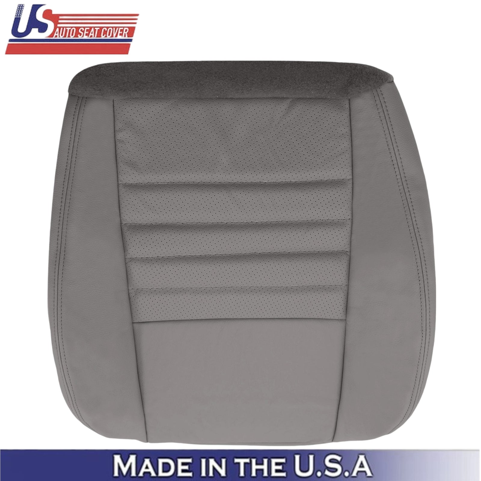 1999-2004 For Ford Mustang GT Leatherette Front Seat Covers Medium Graphite