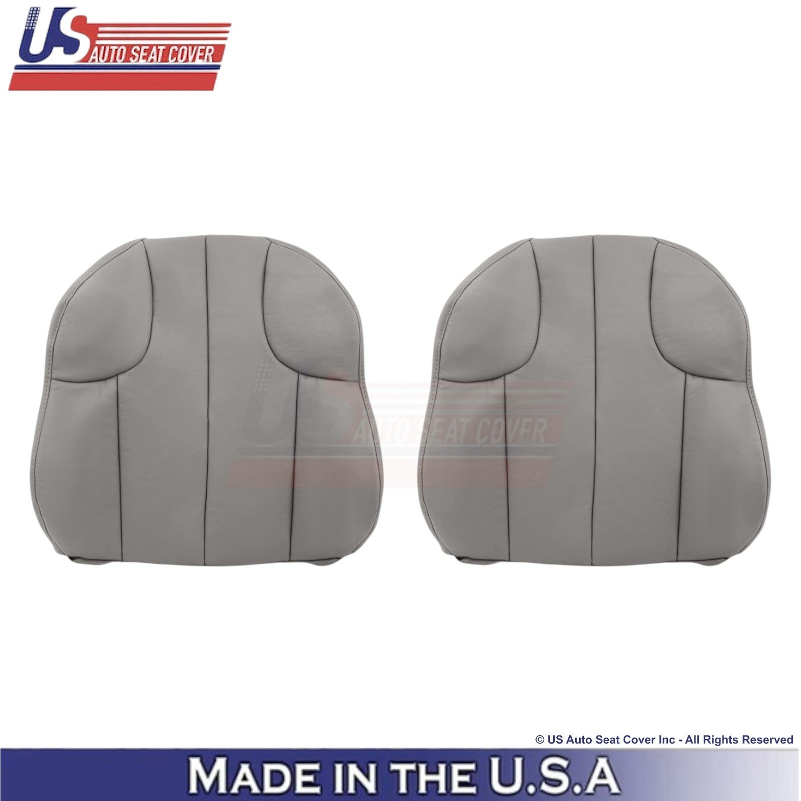 1999-2001 For Jeep Grand Cherokee Leatherette Front Top Replacement Covers Taupe