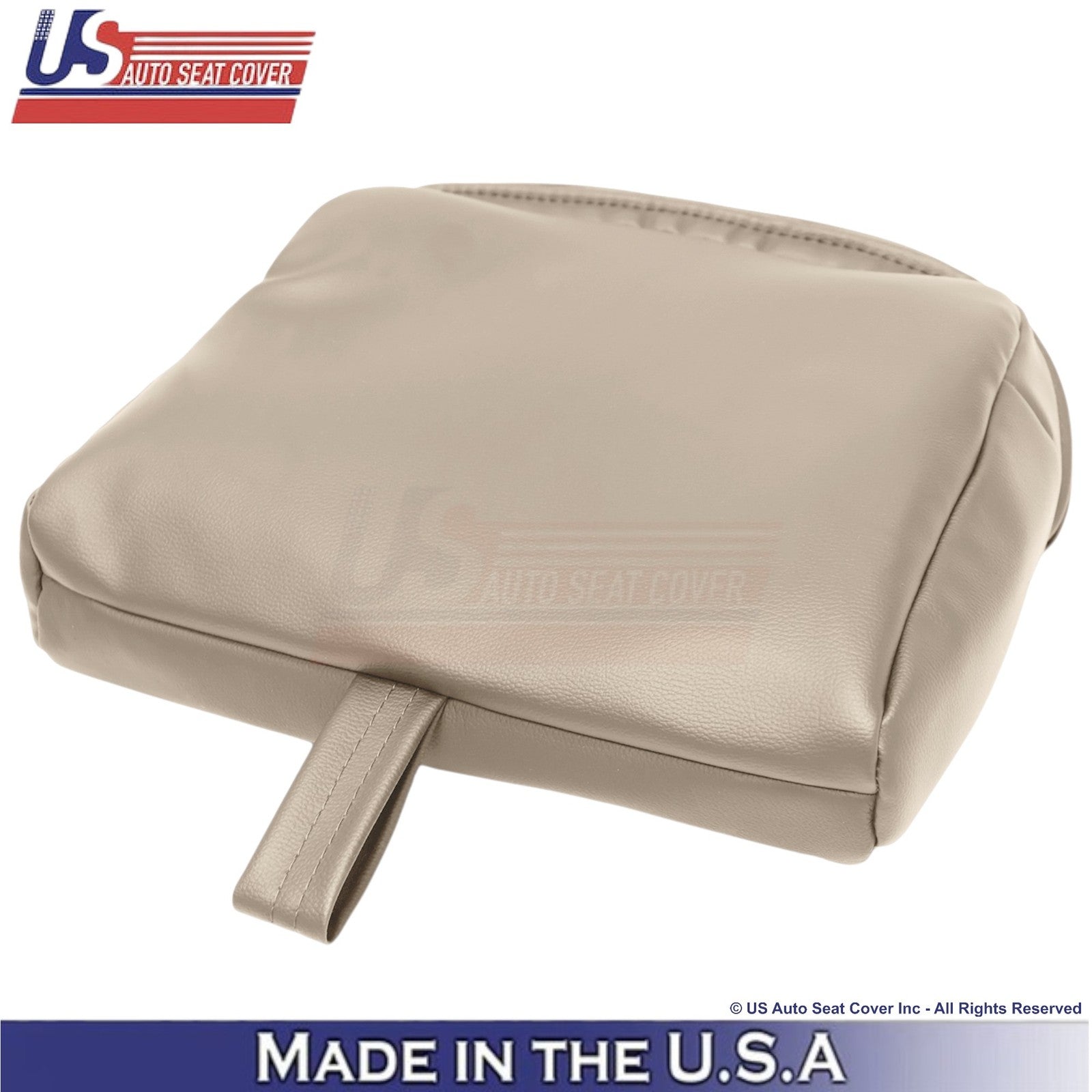 2002-2003 Fits Ford F250 F350 Lariat Leather Perforated Rear Top Seat Covers Tan