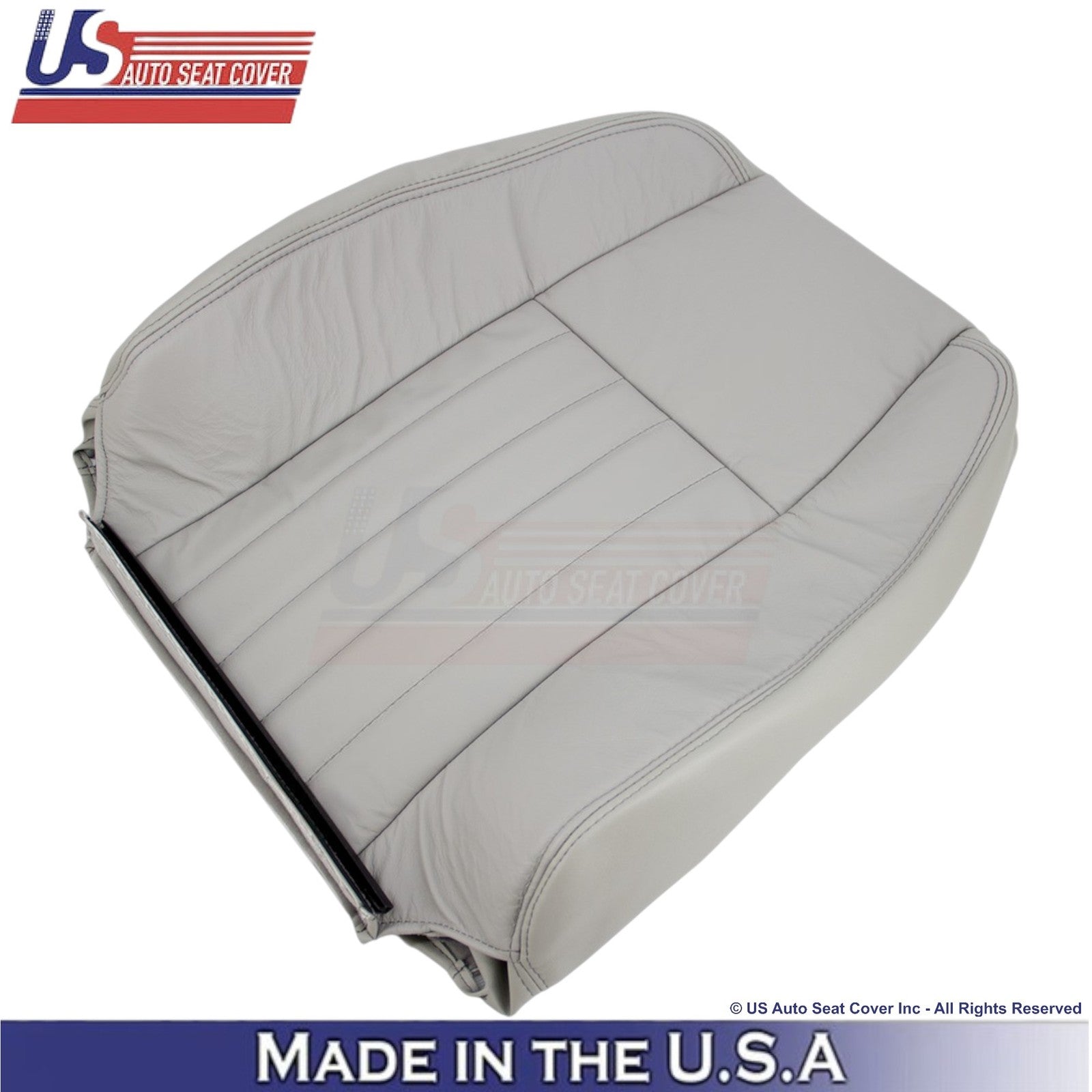 2005-2007 Fits Jeep Liberty Limited Front Genuine Leather Covers Light Graystone