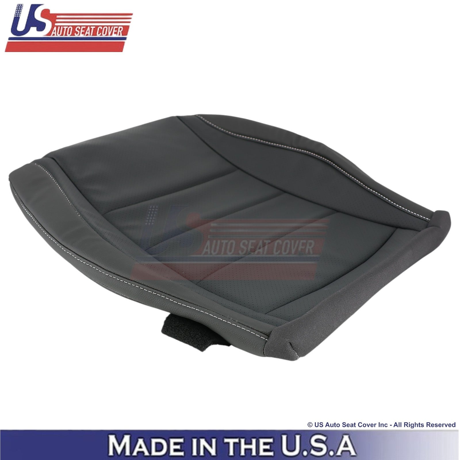2020-2025 Mercedes-Benz GLE350 GLE450 Genuine Leather Passenger Seat Cover Black