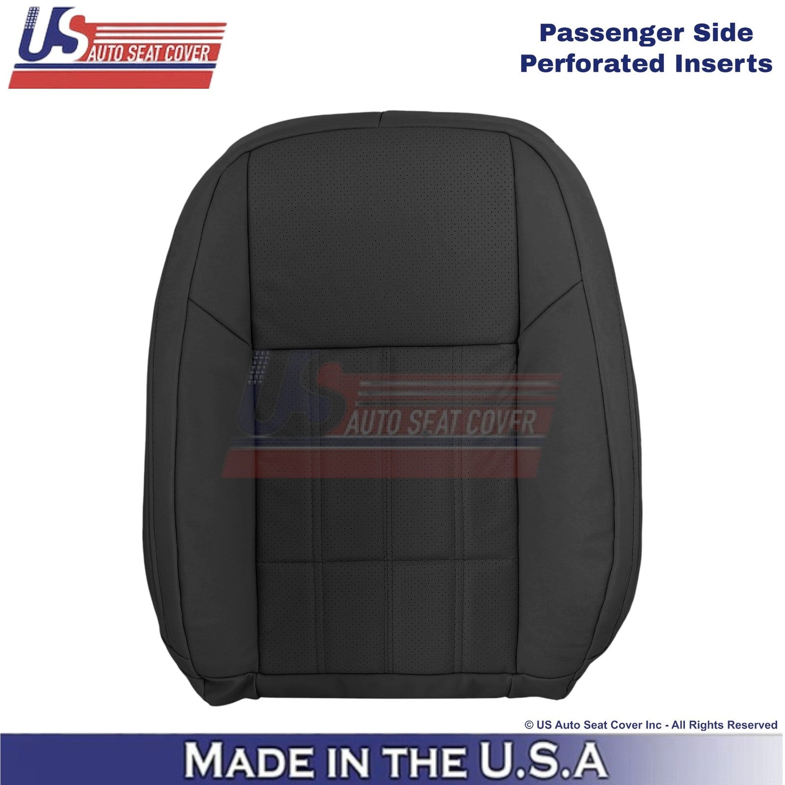 2016-2018 Fits Lexus ES 350 Leatherette Passenger Top Replacement Cover Black