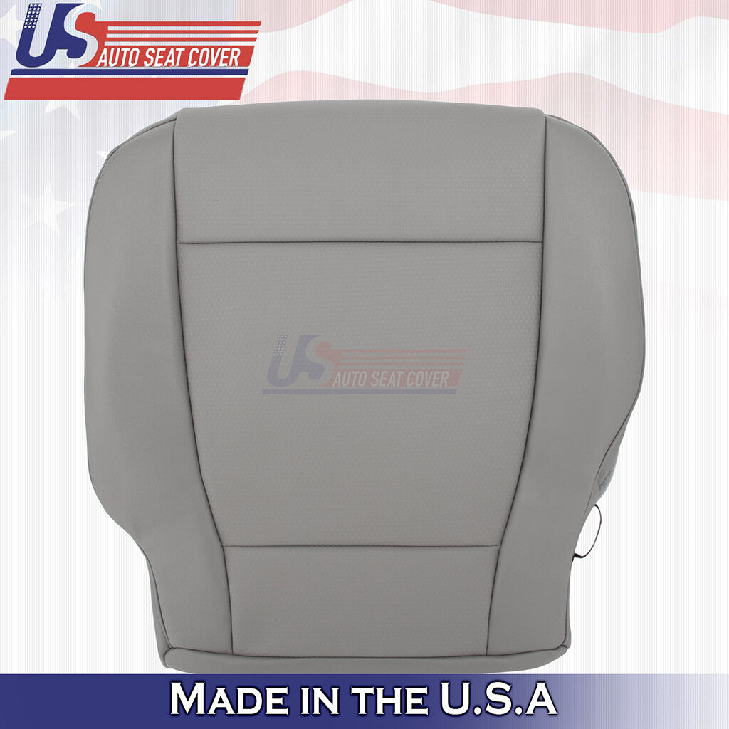 2017-2021 For Ford F250 WT Leatherette Front Replacement Seat Covers Gray