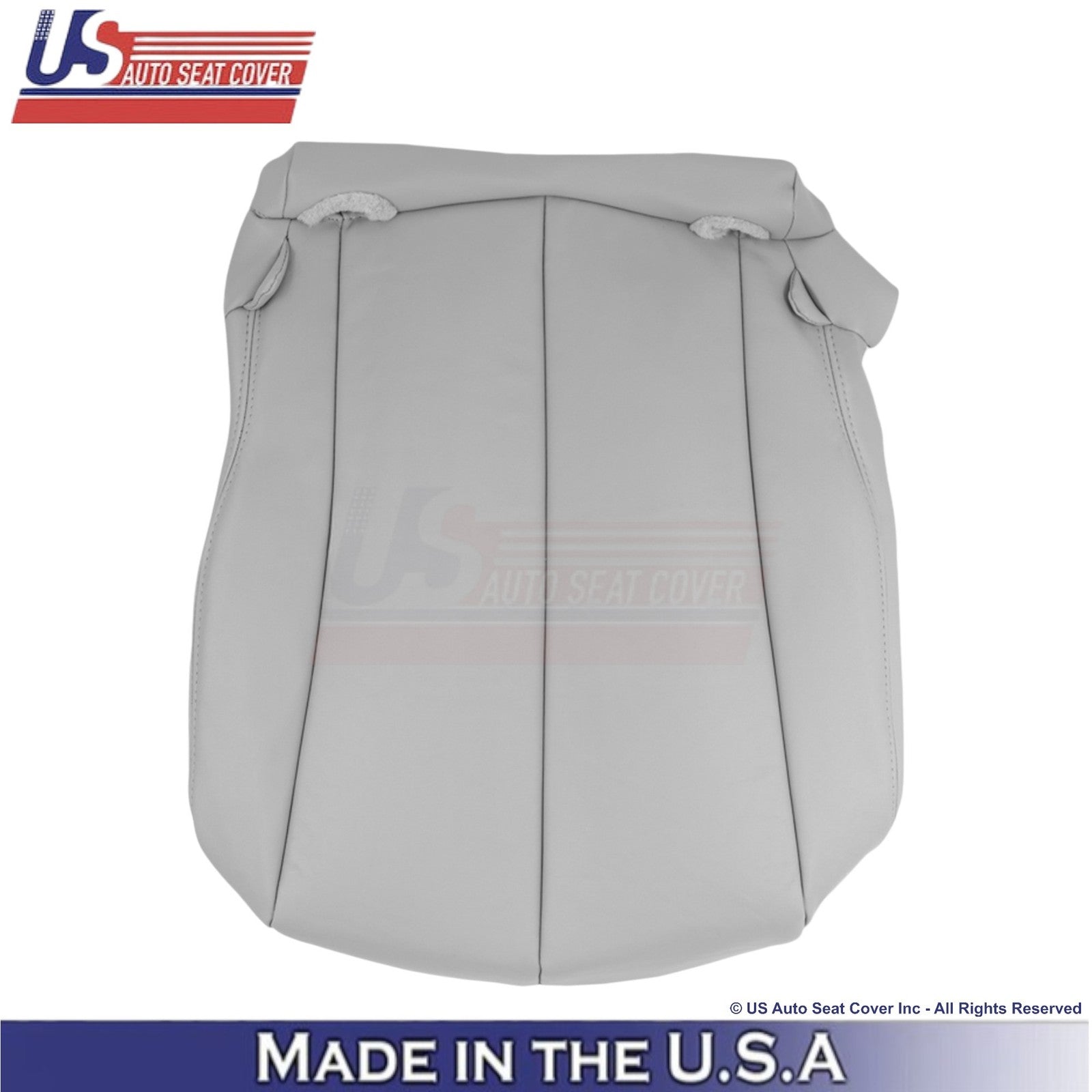 2011-2014 For Toyota Sienna Genuine Leather 2nd Row Bottom Seat Covers Lt. Gray