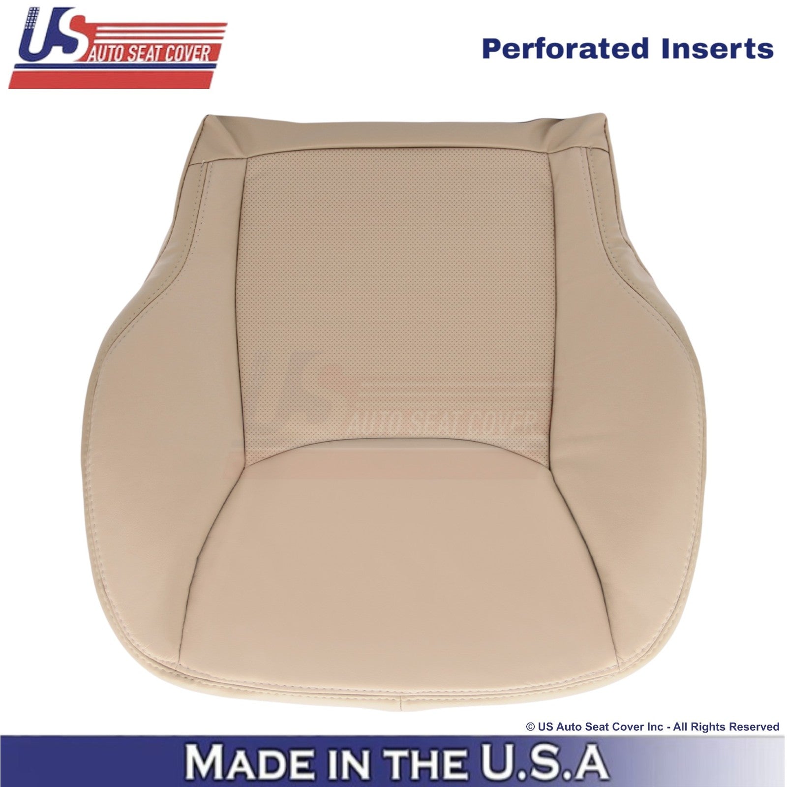 2002-2006 Fits Mercedes-Benz S-Class Leather Half Perf. Driver Bottom Cover Java