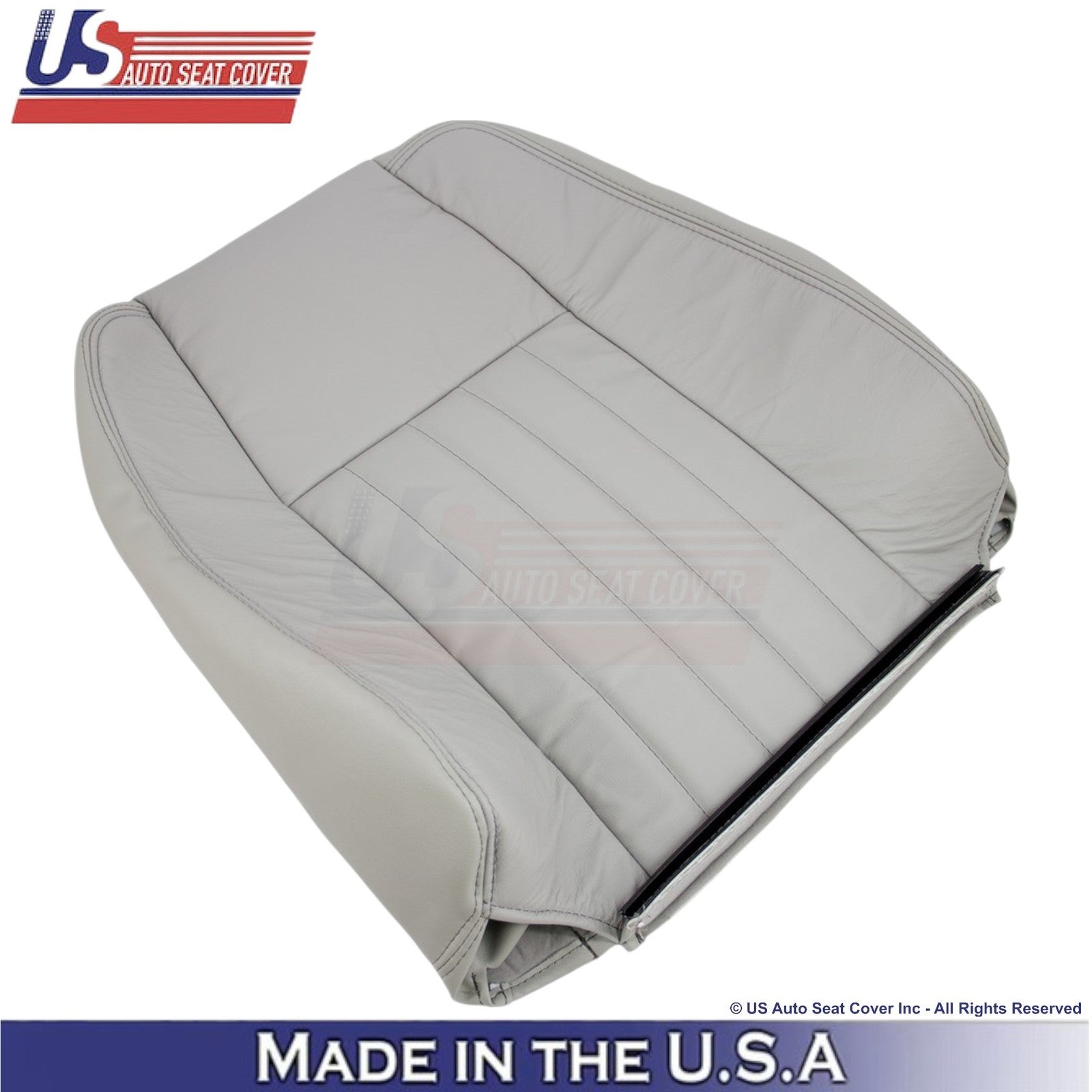 2005-2007 Fits Jeep Liberty Limited Passenger Genuine Leather Covers Graystone