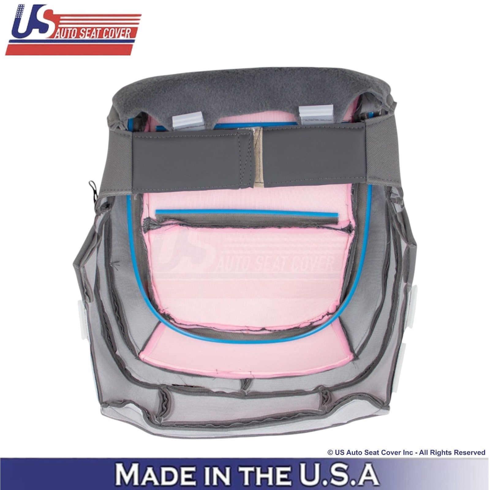 2015-2022 For Chevrolet Colorado Cloth Passenger Replacement Cover Dark Ash Gray