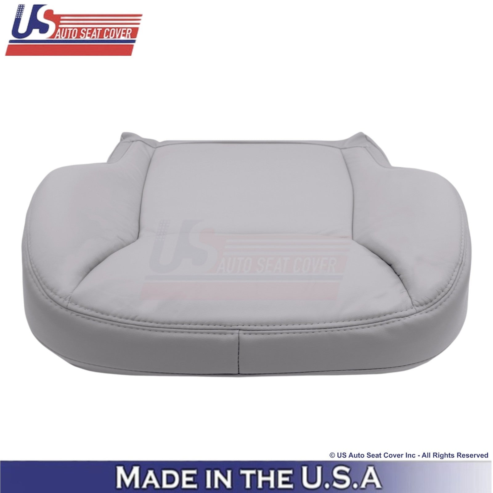 1999-2006 Fits Mercedes-Benz S-Class Genuine Leather Bottom Seat Covers Ash Gray
