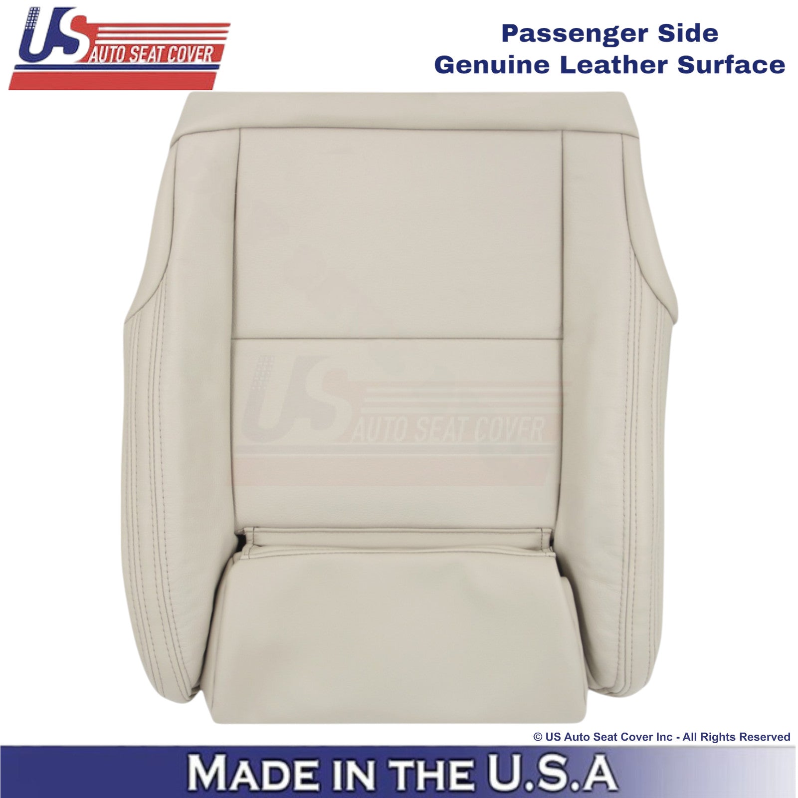 2016-2019 For Mercedes-Benz CLA250 Passenger Bottom Genuine Leather Cover Beige