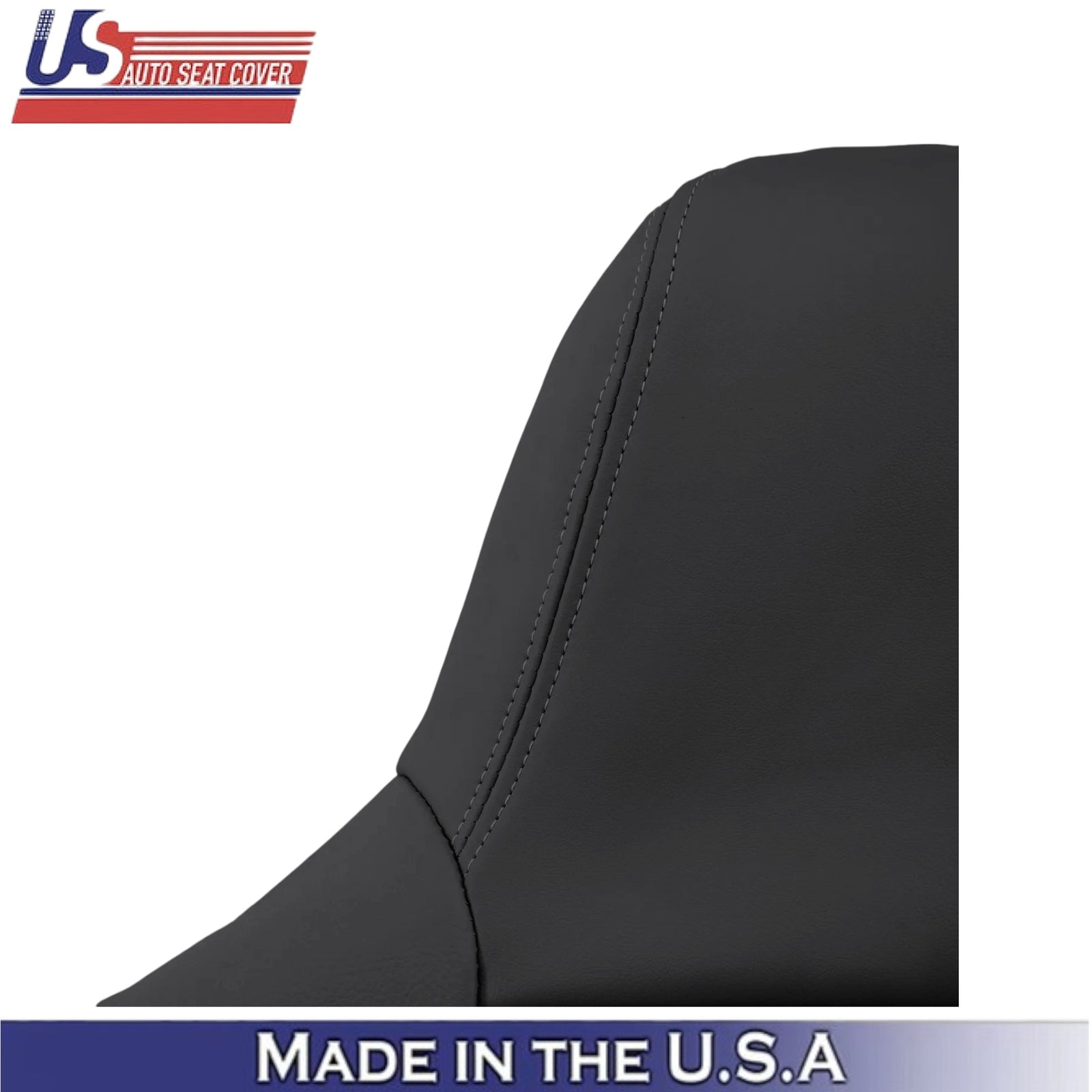2008-2010 For Ford F250 Lariat Leatherette Front Seat Covers Charcoal Black