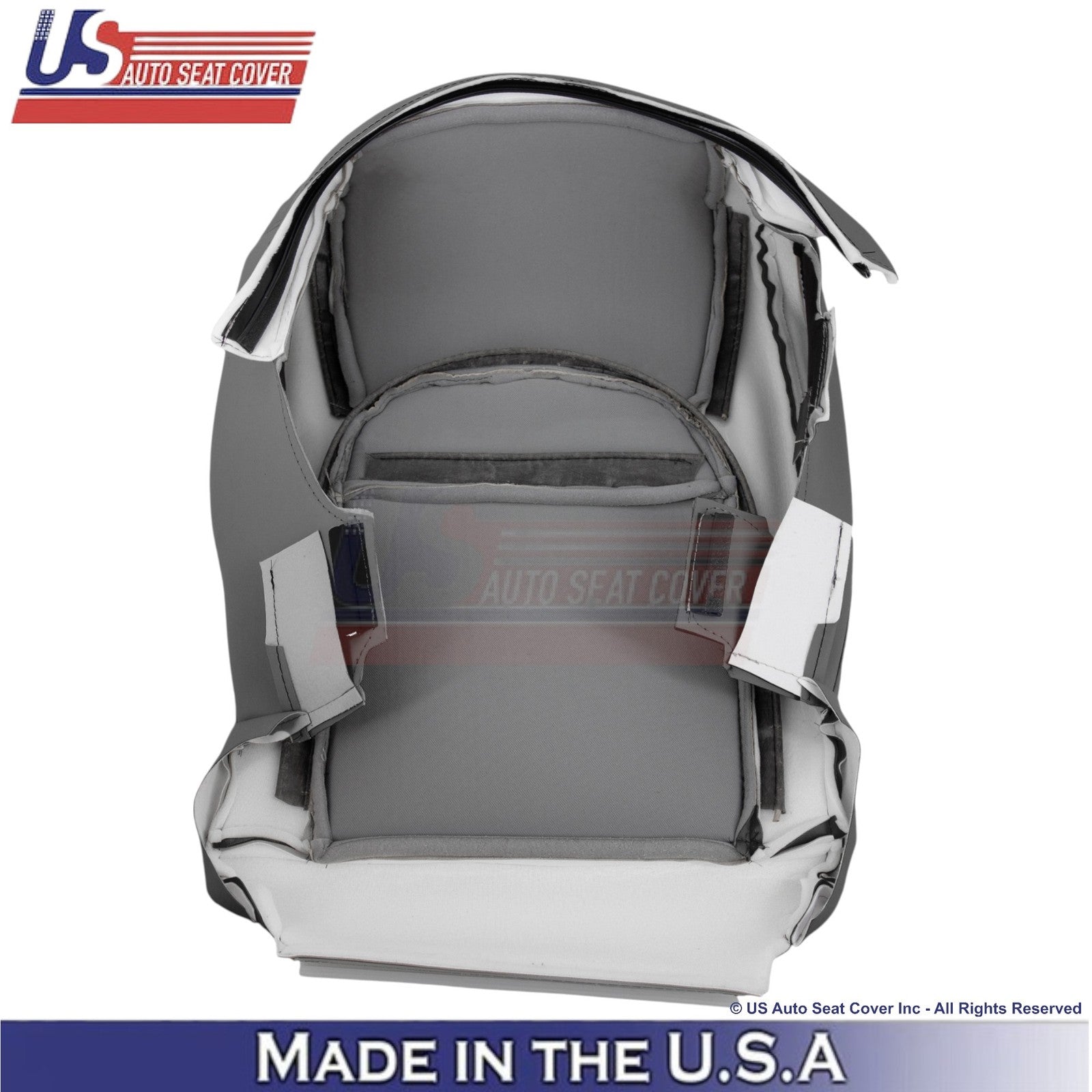 08-21 For Toyota Land Cruiser Genuine Leather Perf. Passenger Bottom Cover Gray