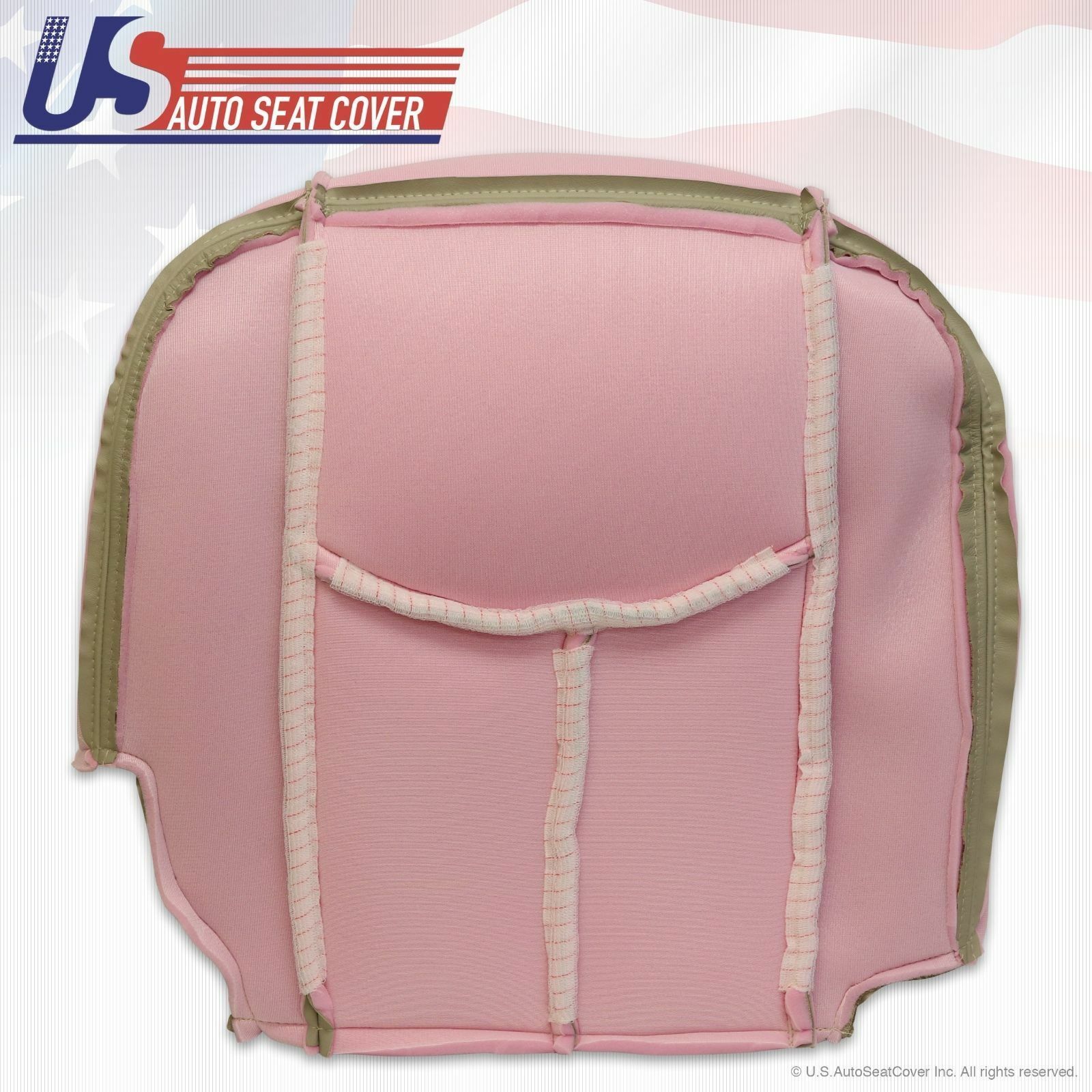 2002 Chevy Avalanche Driver Bottom Leather Seat Replacement Cover Tan
