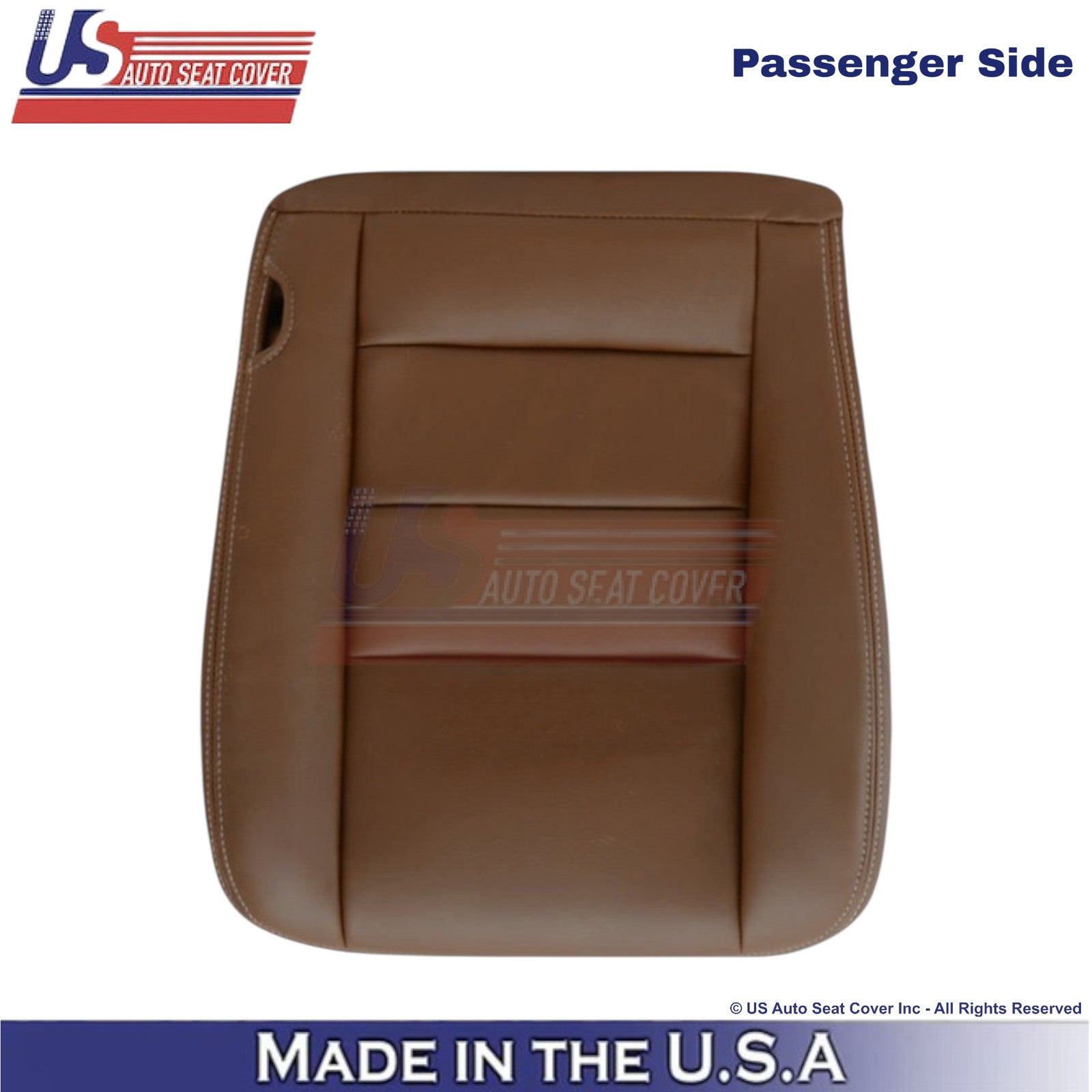 2003-2007 For Ford F250 350 King Ranch Leatherette Passenger Bottom Cover Brown