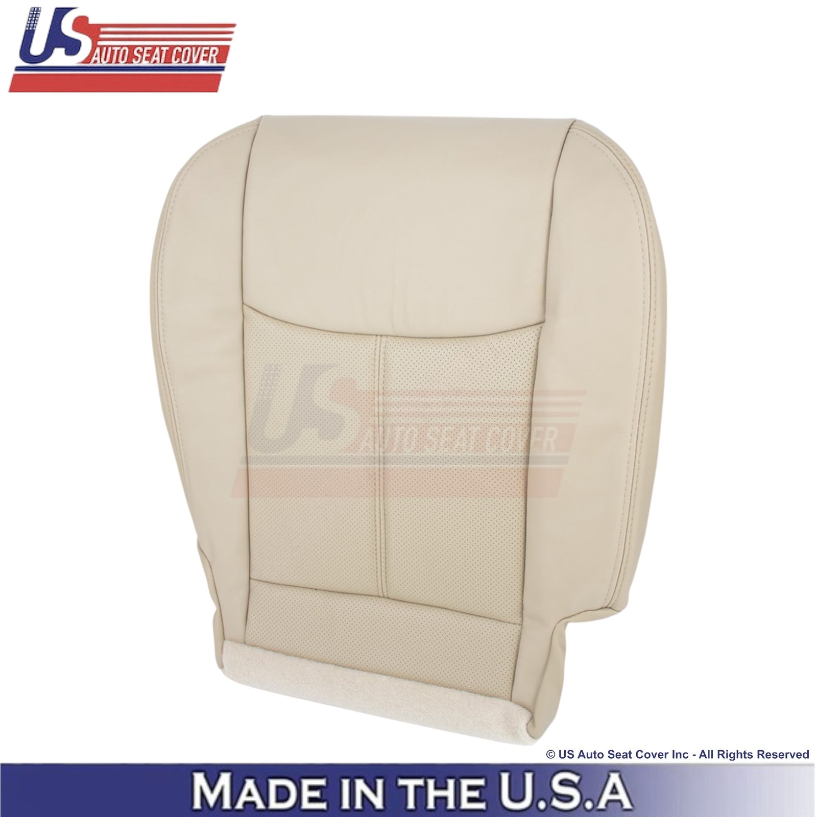 2013-2020 For Nissan Pathfinder Leather Front Replacement Seat Covers Almond
