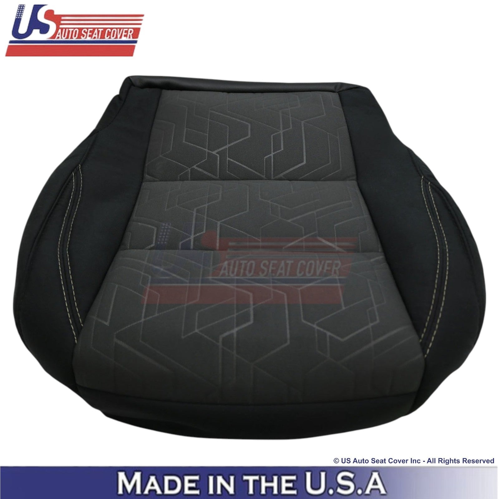 2016-2020 Fits Toyota Tacoma Cloth Passenger Bottom Covers Black