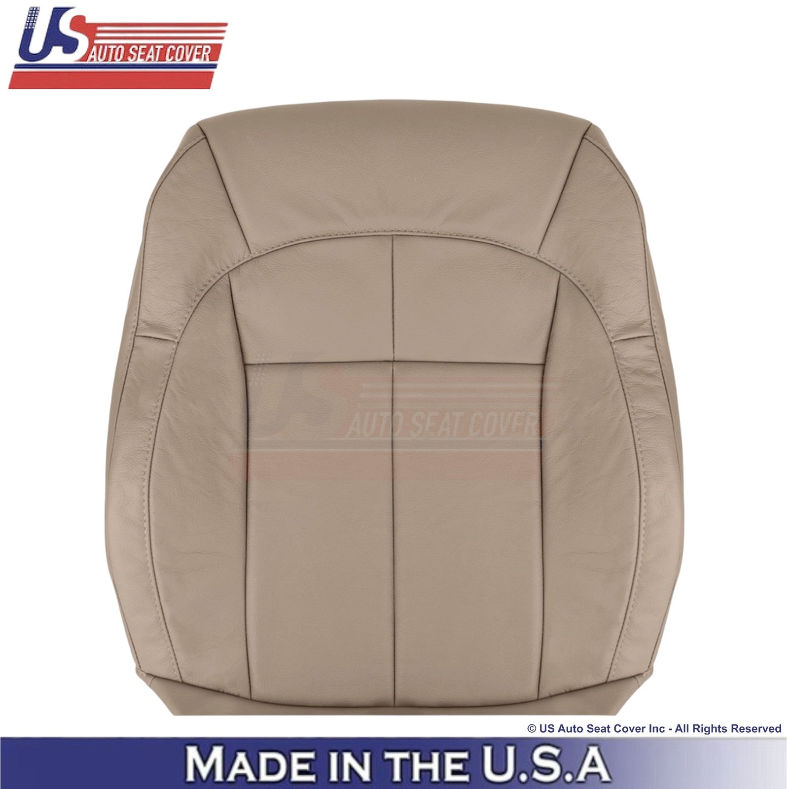 2001-2004 For Jeep Grand Cherokee Leatherette Front Seat Covers Sandstone Beige