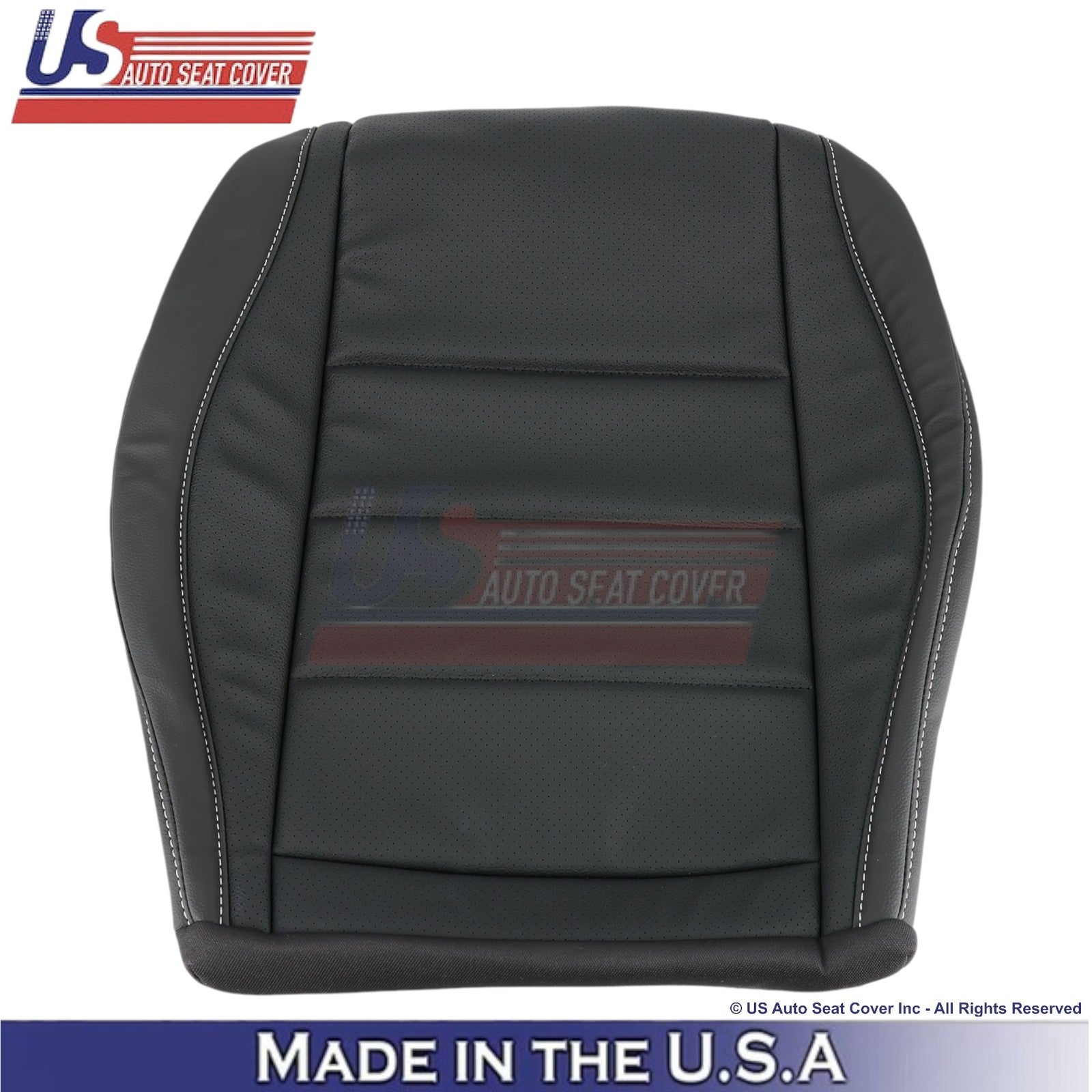 2020-2025 Mercedes-Benz GLE350 GLE450 Leatherette Front Replacement Covers Black