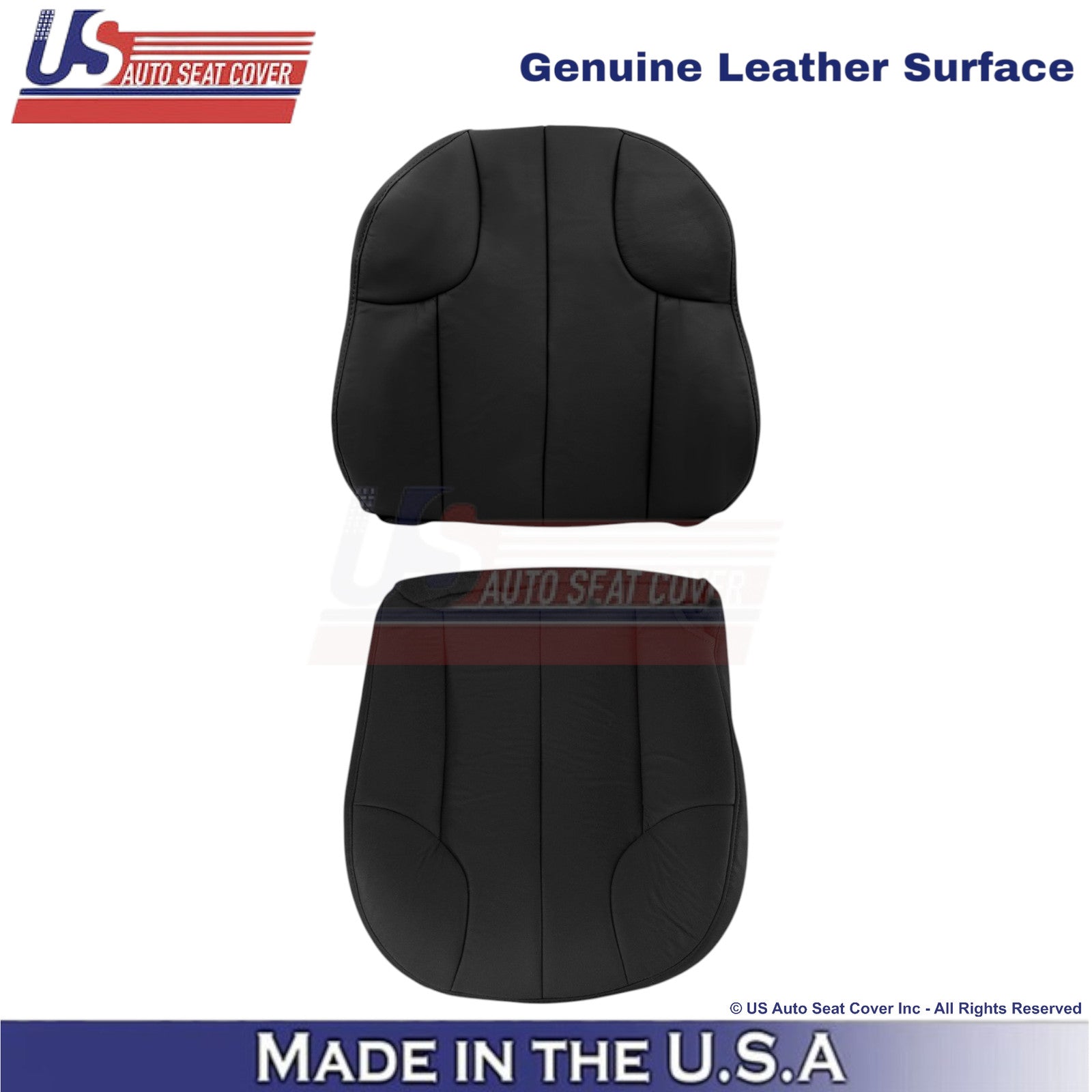 1999-2001 For Jeep Grand Cherokee Genuine Leather Front Driver Covers Agate