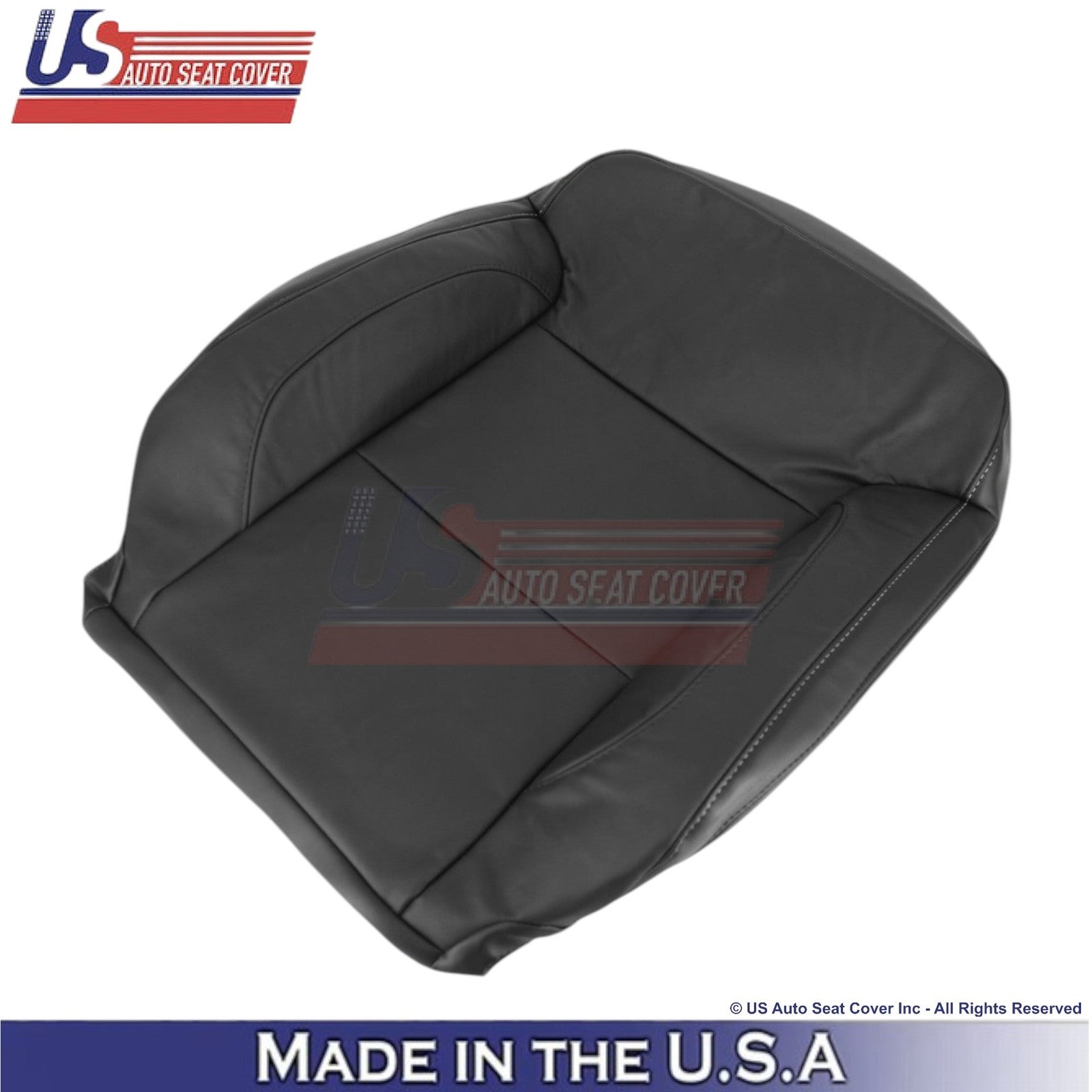 2015-2020 For Chevy Tahoe Genuine Leather Driver Top Replacement Cover Jet Black