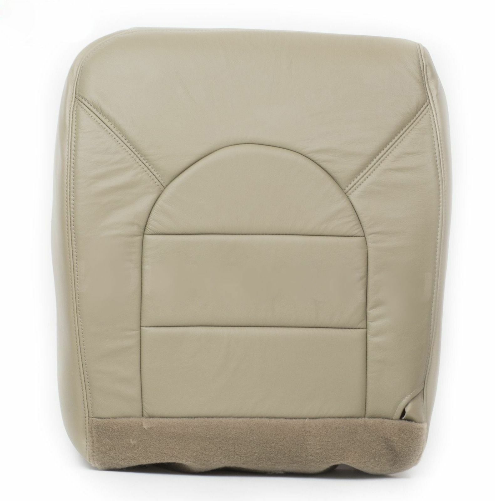 2000 Ford F250 F350 Diesel 7.3L Driver Bottom Replacement Leather Seat Cover Tan
