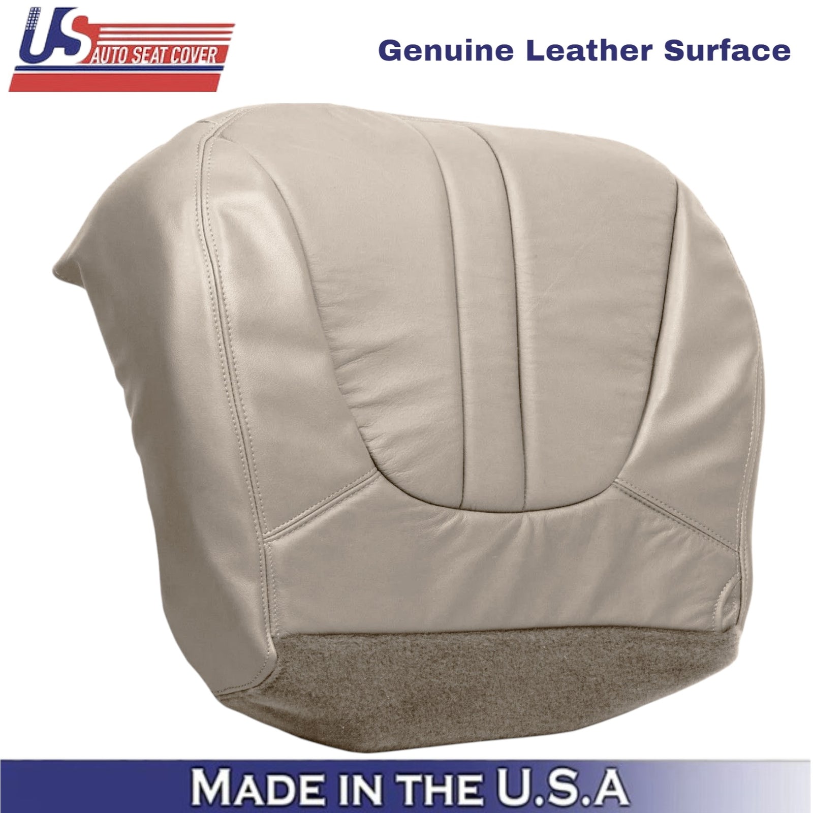 1997-1999 For Ford Expedition Eddie Bauer Leather Front Seat Covers Prairie Tan