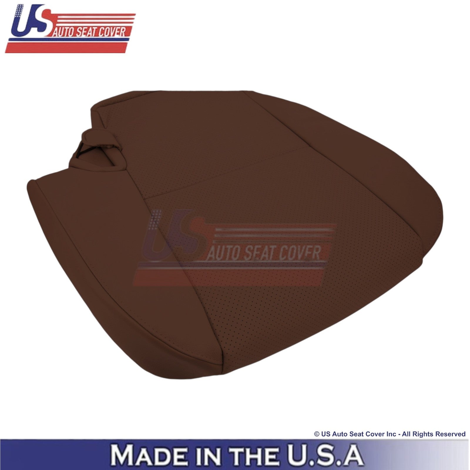 2008-2014 For Toyota Sequoia Leather Perf. Rear Right Bottom Seat Cover Red Rock